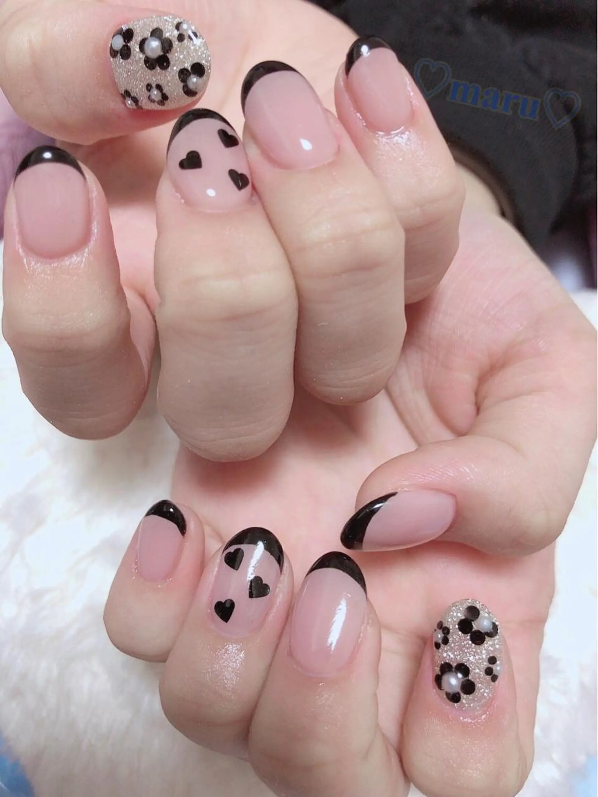 ネイル ハンドネイル フットネイル まるみ ♡のネイルデザイン