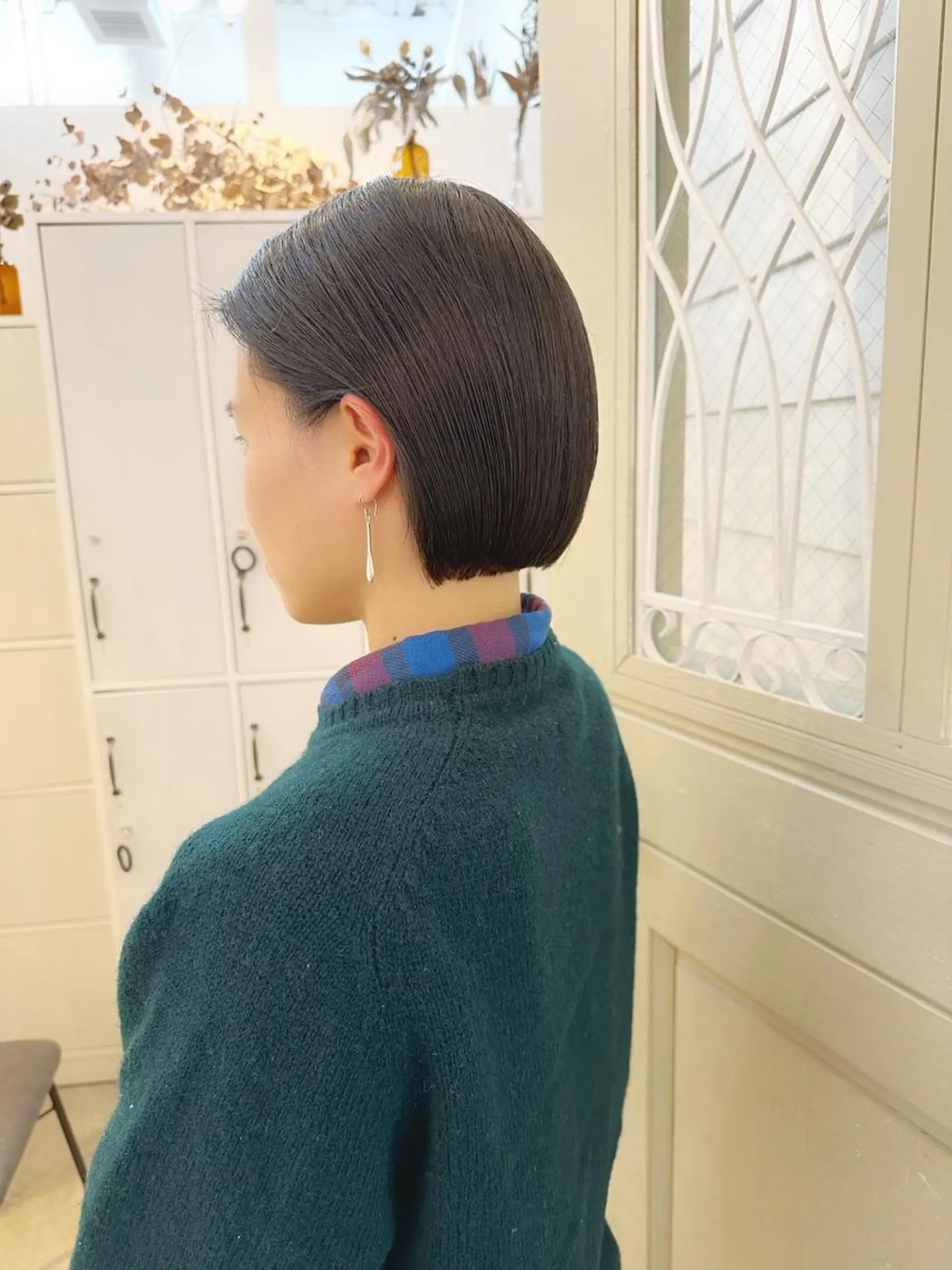 ショート カラー ショートボブ ハンサムショート ブリーチ ブリーチなしカラー ボブ カット ヘアカラー トリートメント newline銀座所属・銀座ショート/ 大人ショート/金子涼のヘアスタイル