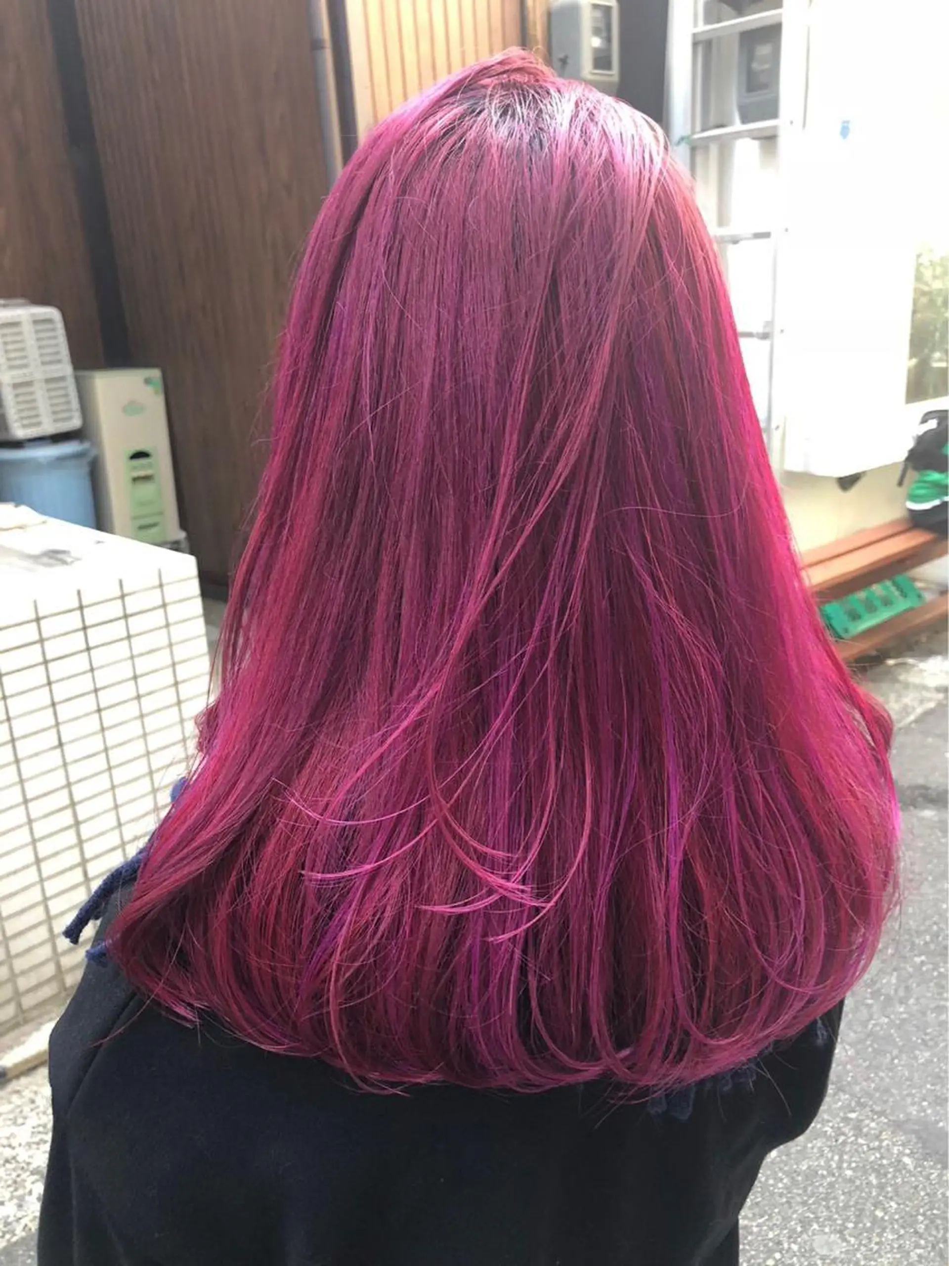 セミロング カラー クオーレ hairのヘアスタイル