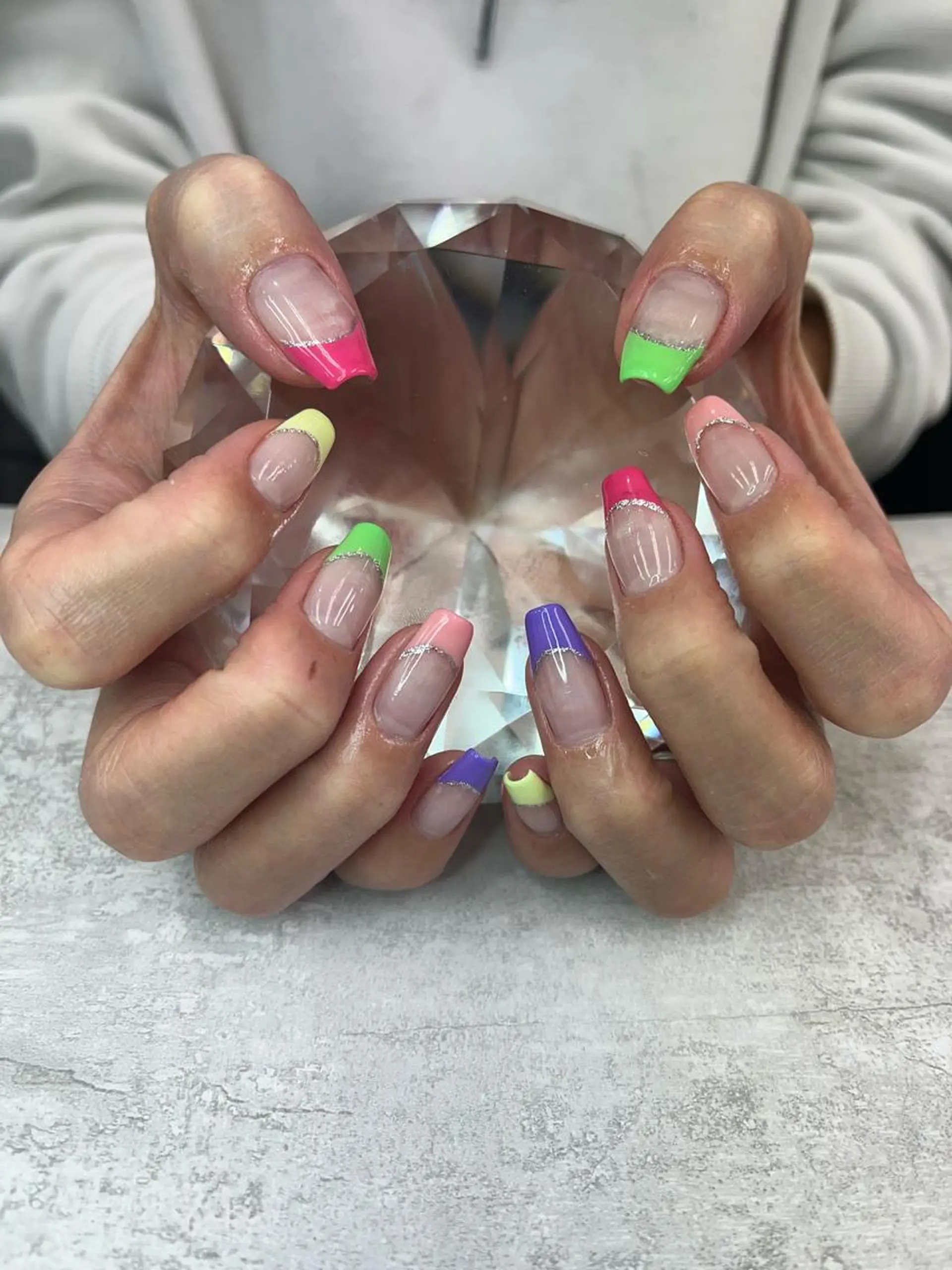 ネイル ラメ(グリッター) 春ネイル ブルーデイジー栄本店所属・BlueDaisy 栄本店のネイルデザイン