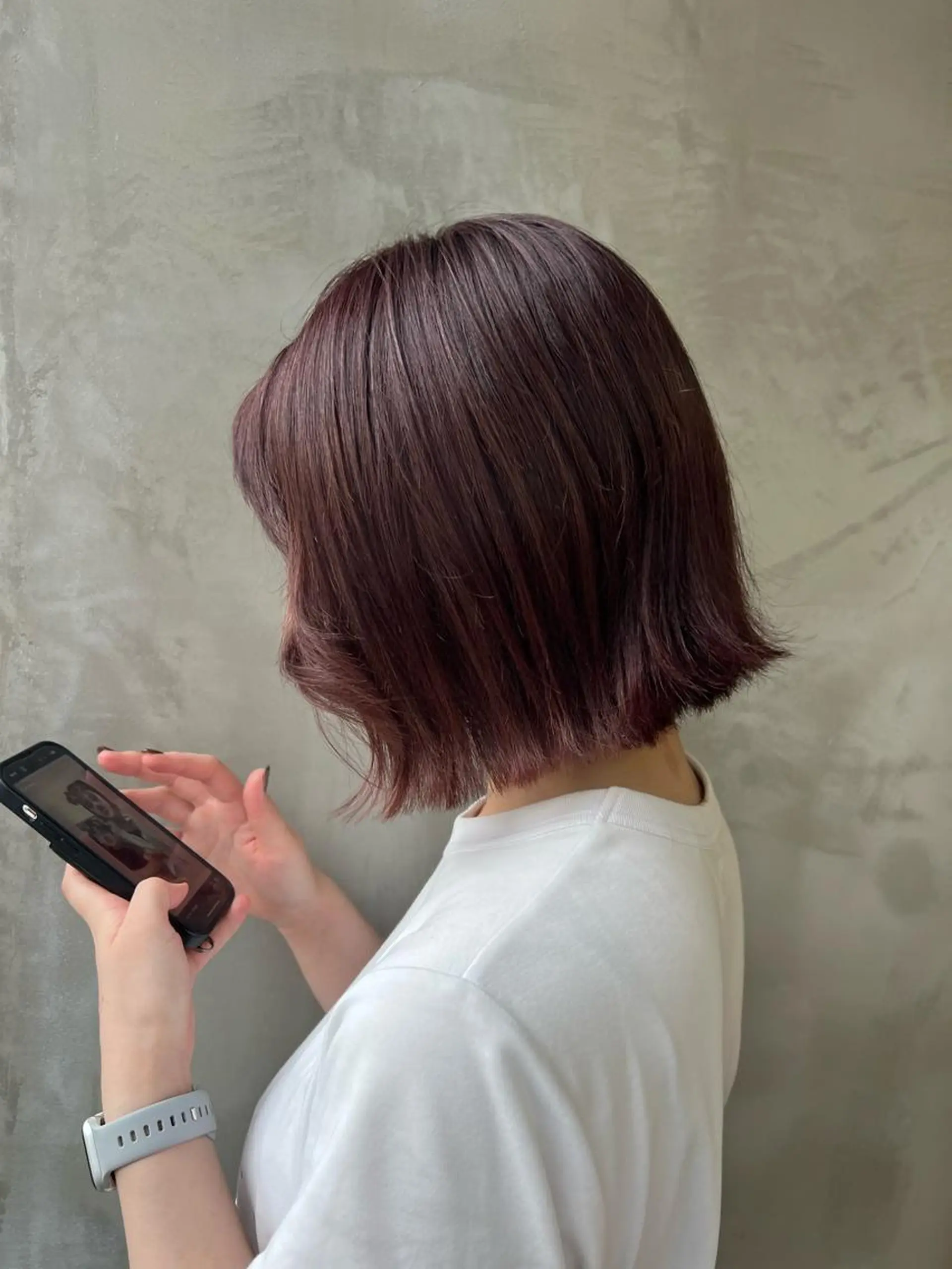 ショート カット ヘアカラー 前隈 のりかのヘアスタイル