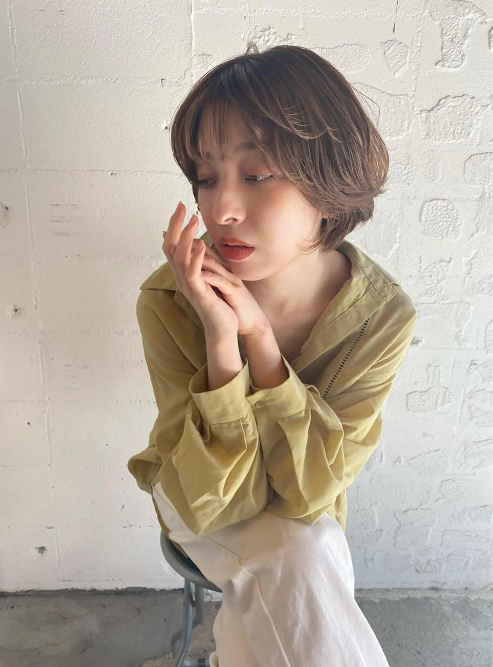 ショート カラー 柔らかいcolor 🌿harukaのヘアスタイル