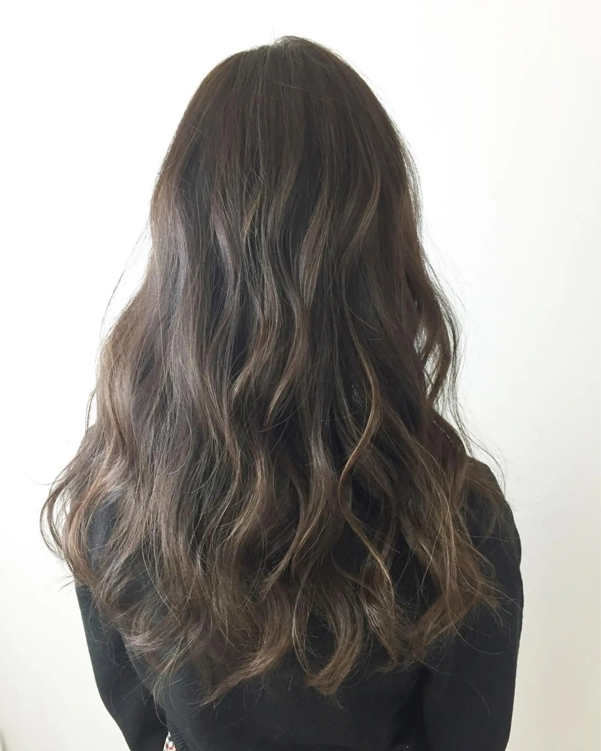 ロング カラー ハイライトカラー ハイライト 透明感カラー 松田晃代のヘアスタイル