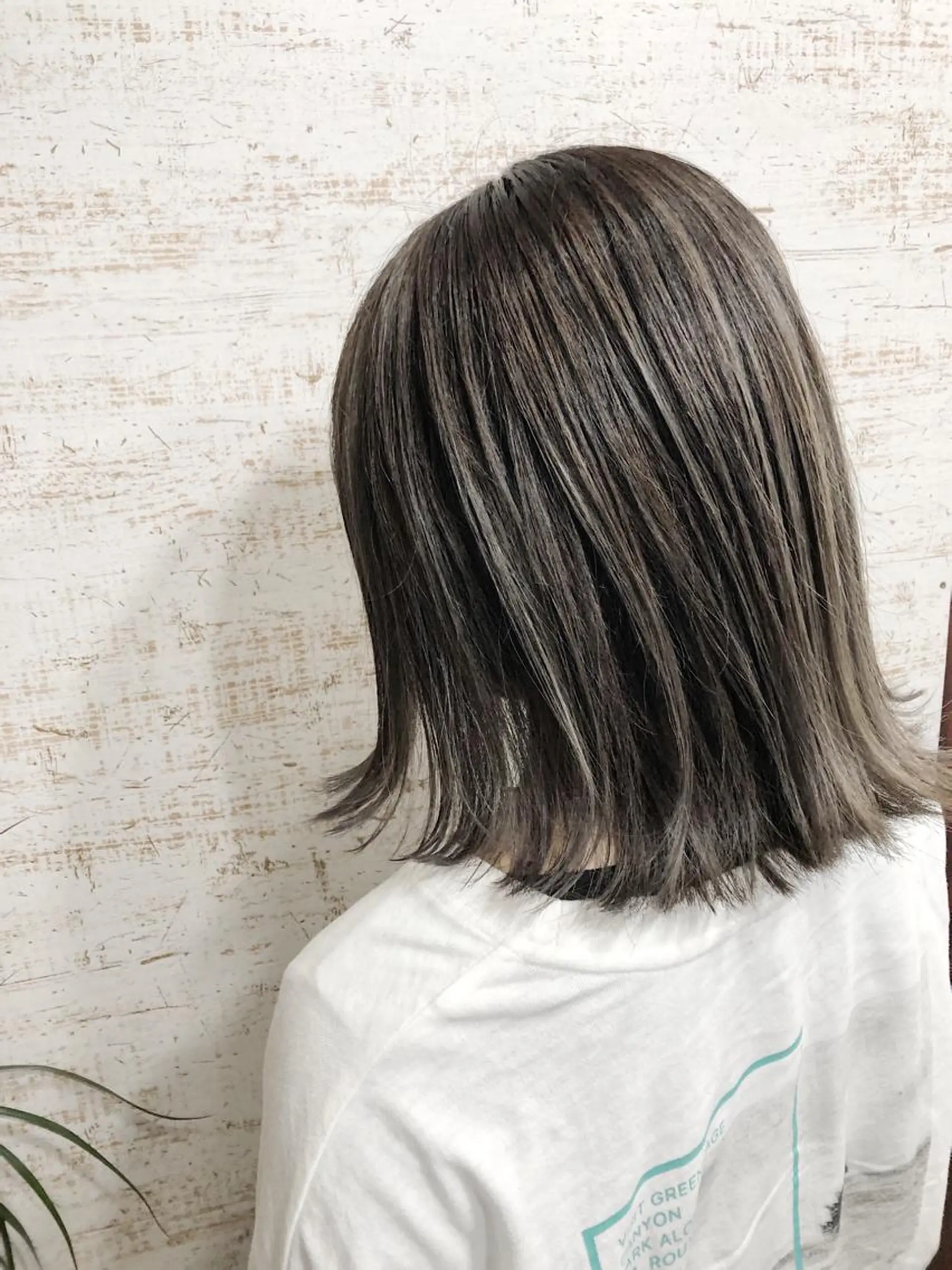 ミディアム カラー ケアブリーチ /髪質 改善/古橋圭史郎のヘアスタイル