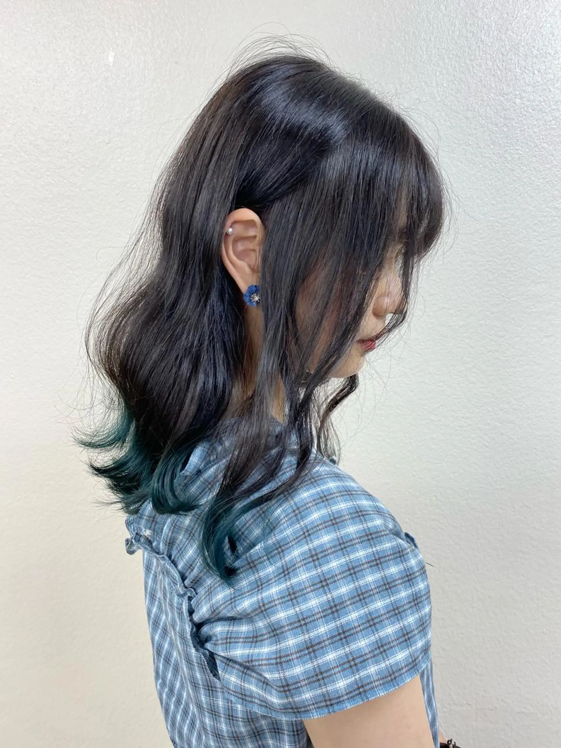 セミロング カラー ヘアアレンジ 🌷FUKA🌷 まろやかハイトーンのヘアスタイル