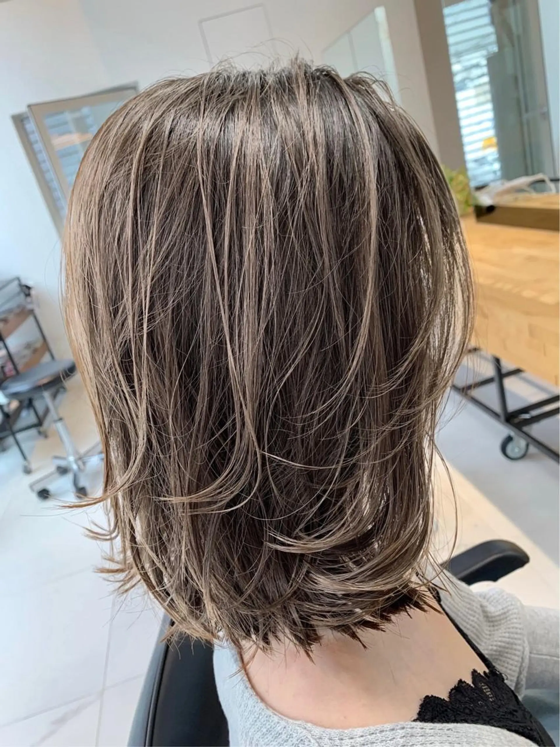 ミディアム カラー 透明感◎ / 艶髪 /  森田のヘアスタイル