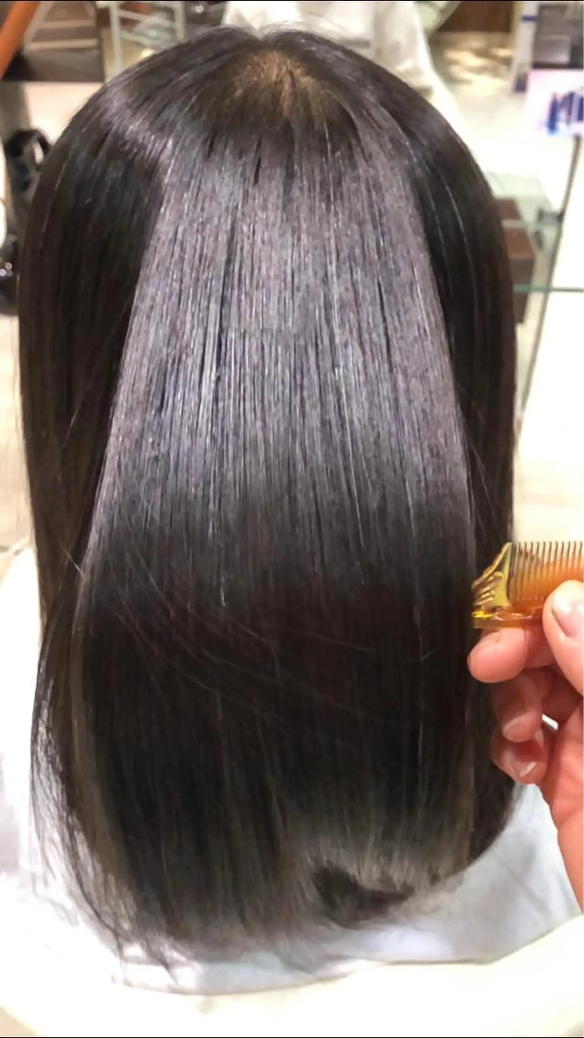 ロング パーマ 縮毛矯正 《お悩み改善》 美容師アラカキのヘアスタイル