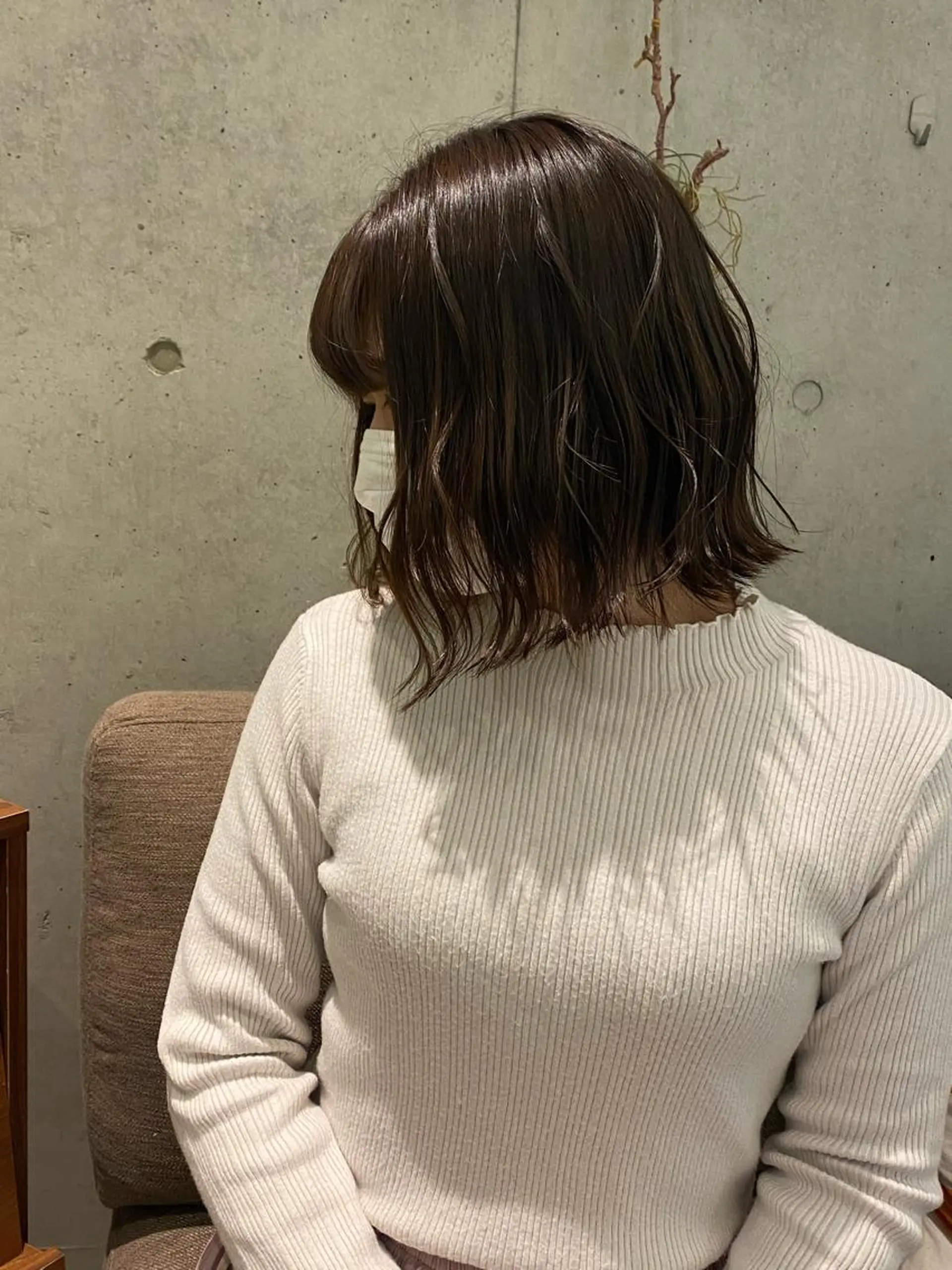 ミディアム カラー ベージュカラー ラベンダーカラー ラベンダーベージュ 鈴木 愛美☃のヘアスタイル