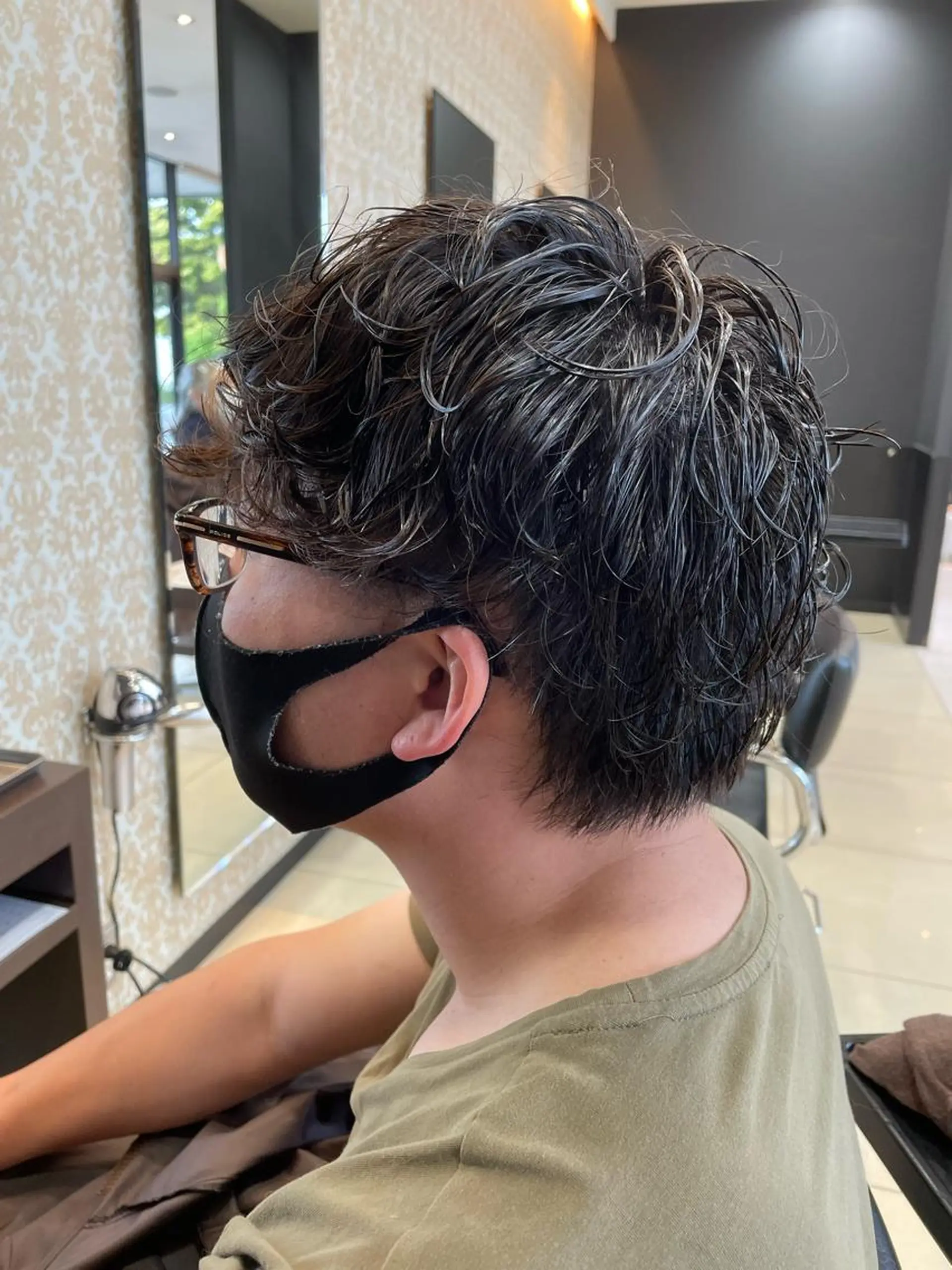 パーマ メンズ 斉藤 葉月のヘアスタイル