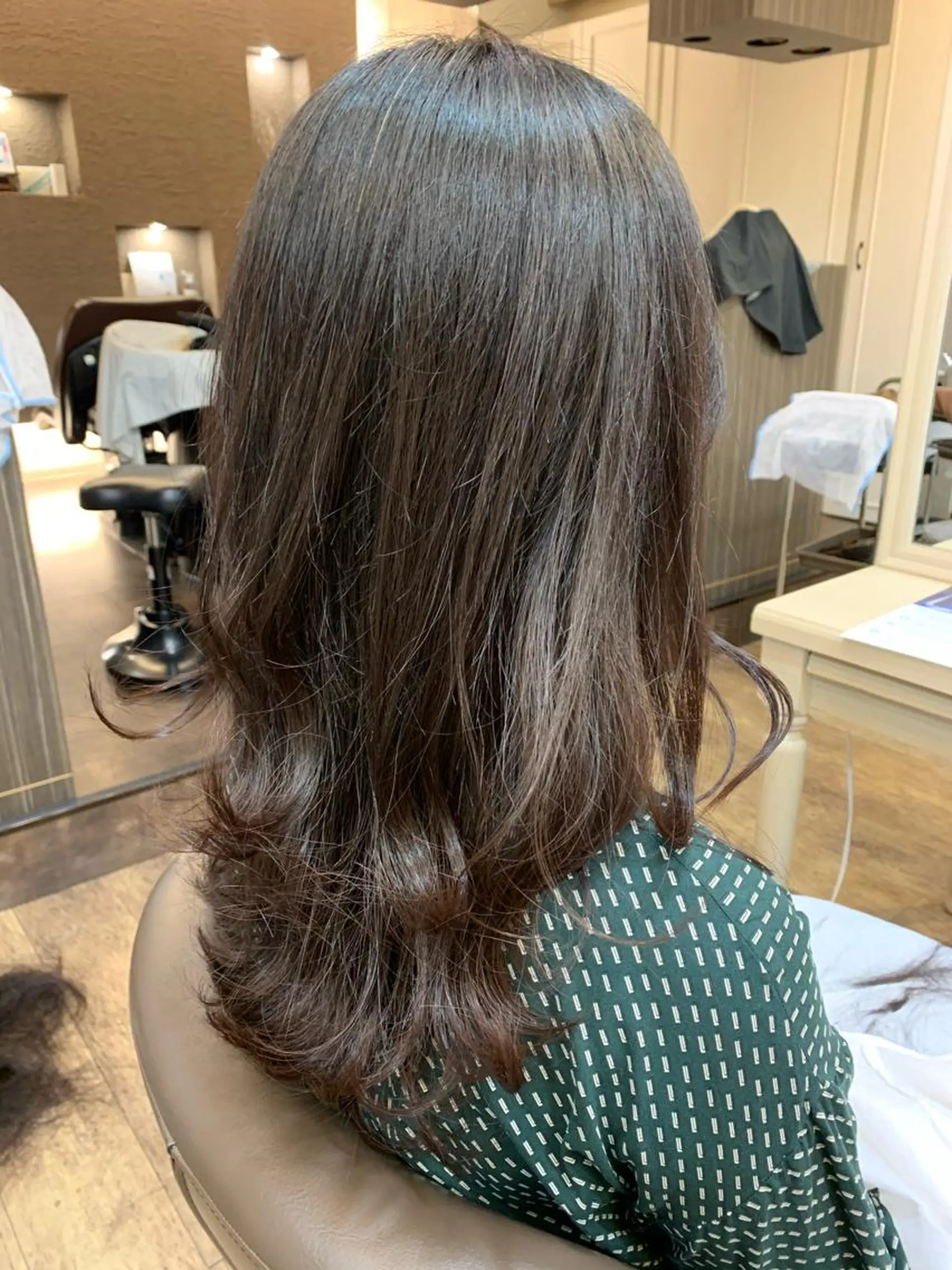 ロング レイヤーカット 福原遼華/小顔ショー ト/髪質改善のヘアスタイル