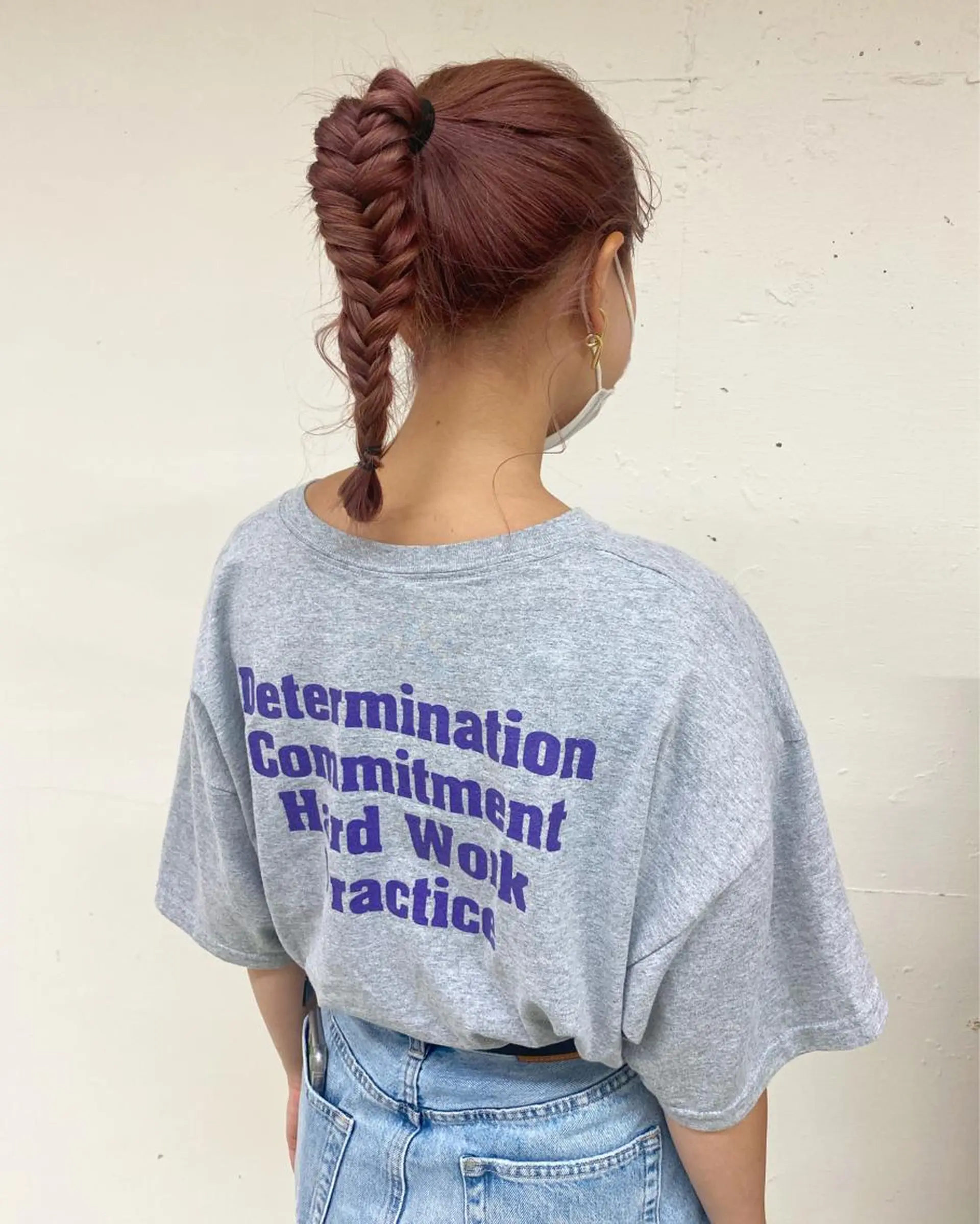 セミロング カラー ヘアアレンジ ハイトーンカラー ピンクカラー ヘアカラー トリートメント ヘッドスパ パーマ指名No1 /namiのヘアスタイル