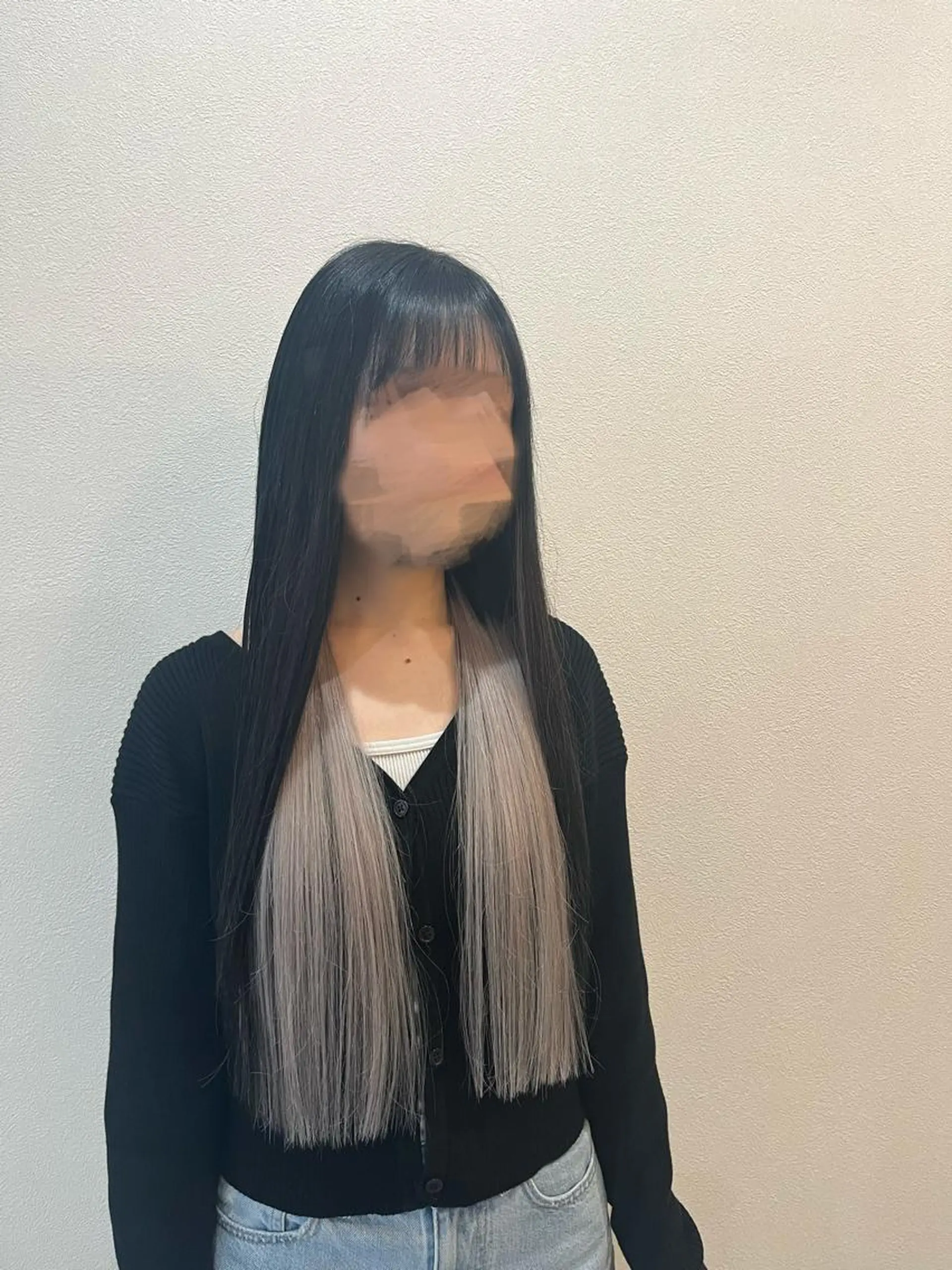 ロング カラー インナーカラー エクステ 🐈‍⬛ララモアナ yuri🐈‍⬛のマツエク・マツパデザイン