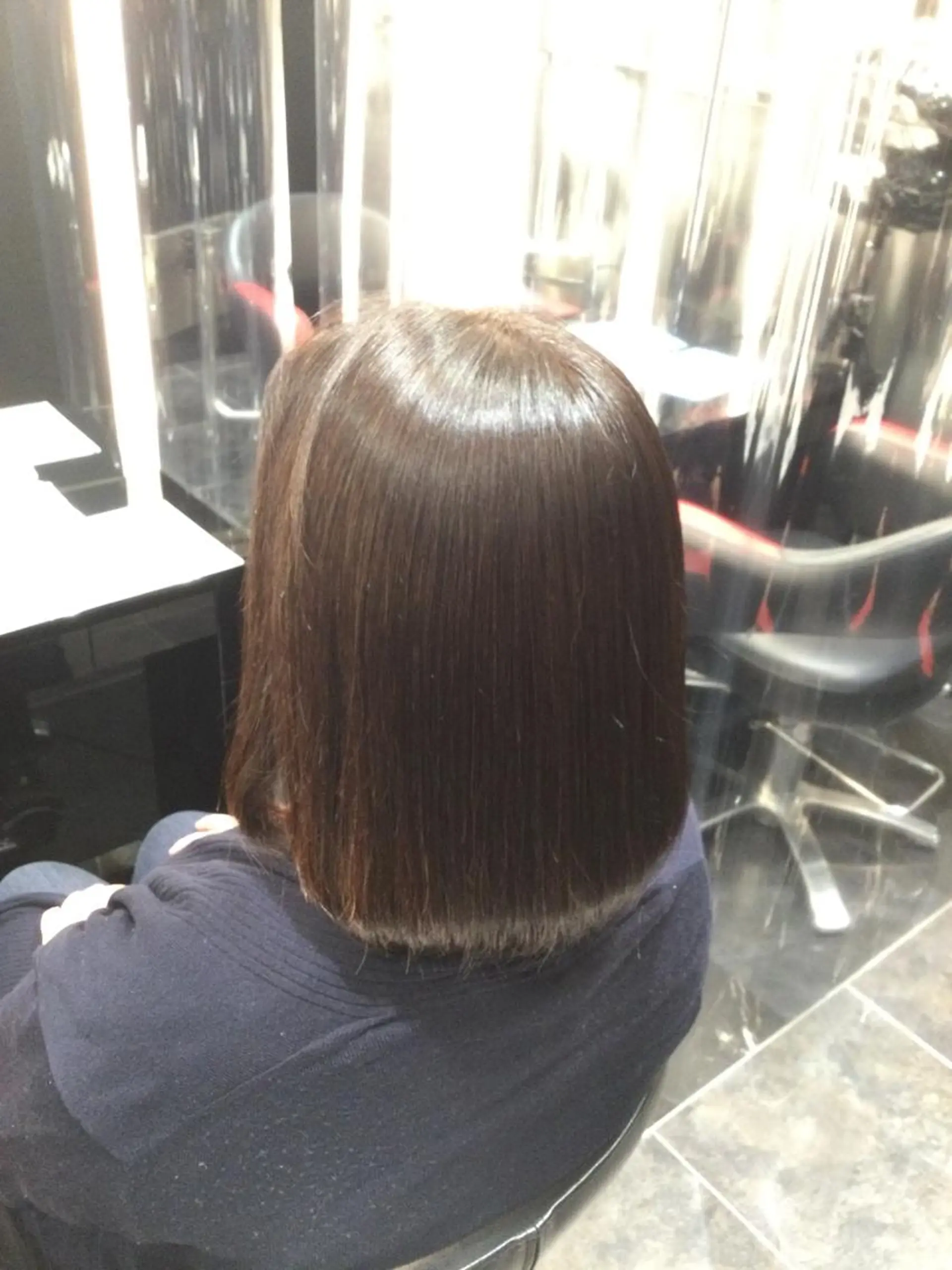 ミディアム カラー Annon プライベートサロンのヘアスタイル