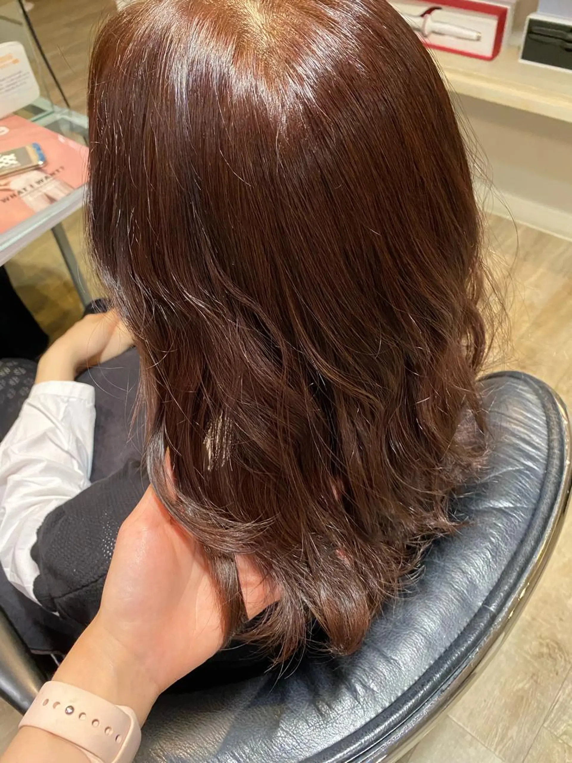 ミディアム カラー カシス ピンクカラー アレンジ指名 no.1✨ｈａｋｏのヘアスタイル