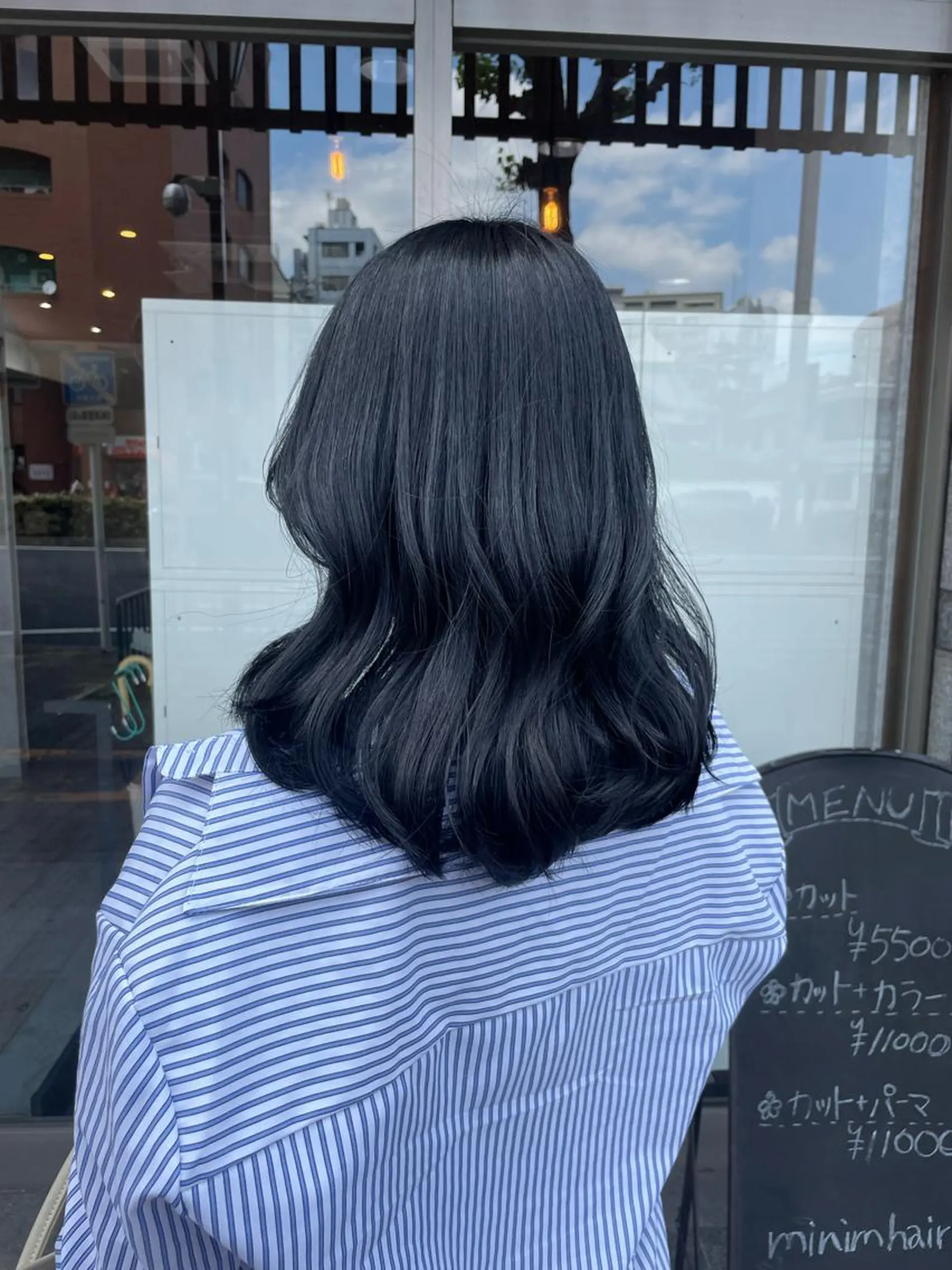 ミディアム カラー ヘアカラー トリートメント 高橋 みく/ minim 暖色のヘアスタイル