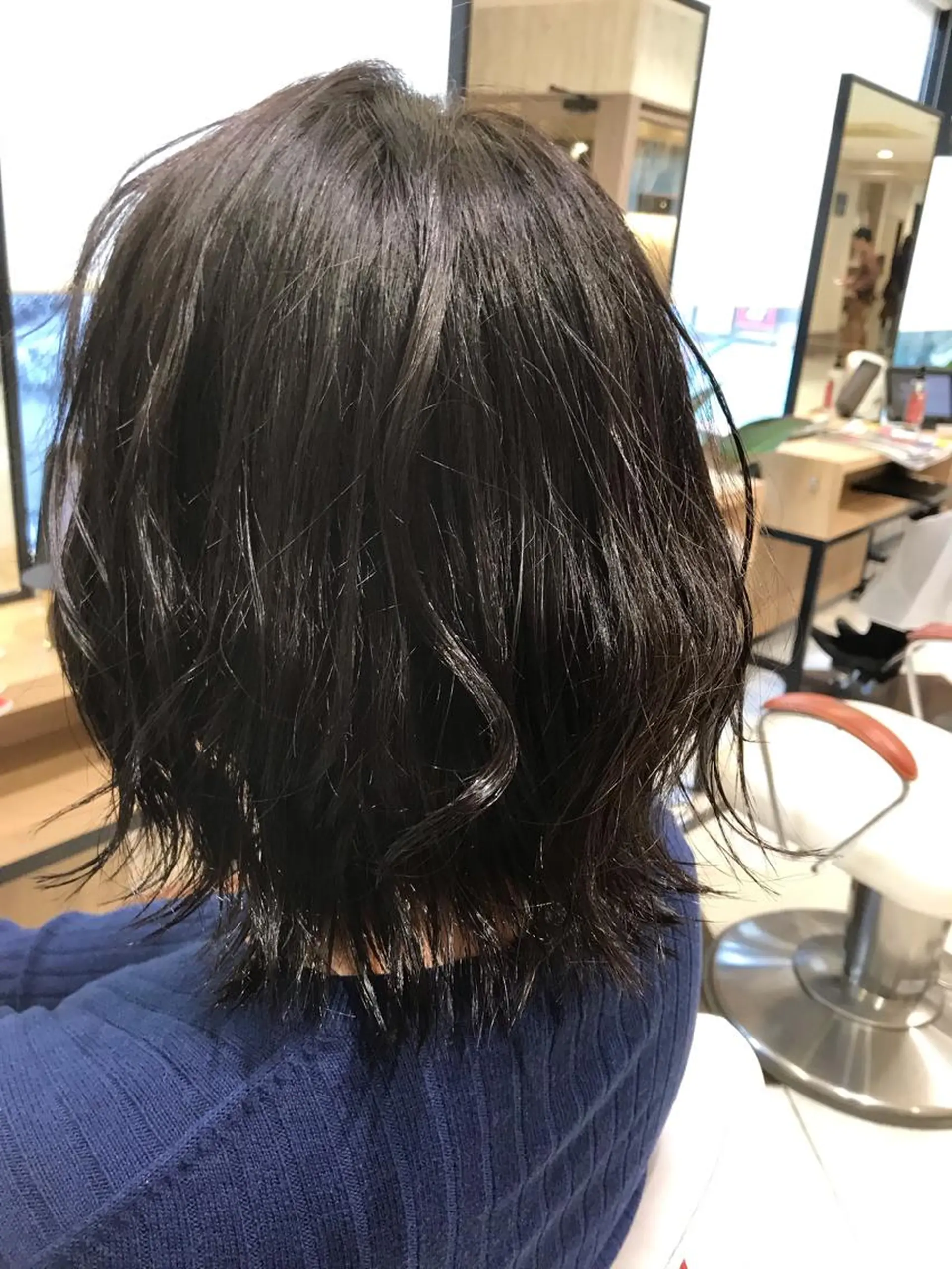 ショート 切りっぱなしボブ ボブ 外ハネヘア カット Lamp所属・ショート／透明感 カラー加治竜汰💡のヘアスタイル