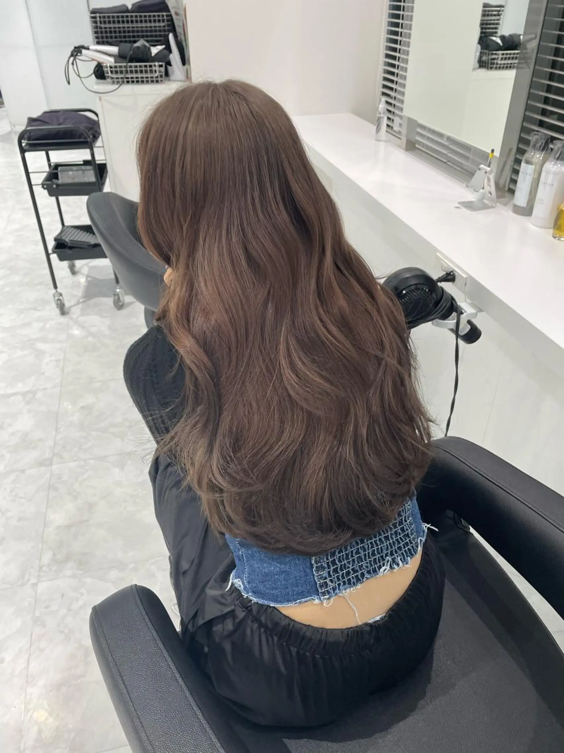 ロング カラー ヘアアレンジ レイヤーカット ヘアカラー トリートメント 髪質改善/ハイトーン /新宿/Takutoのヘアスタイル