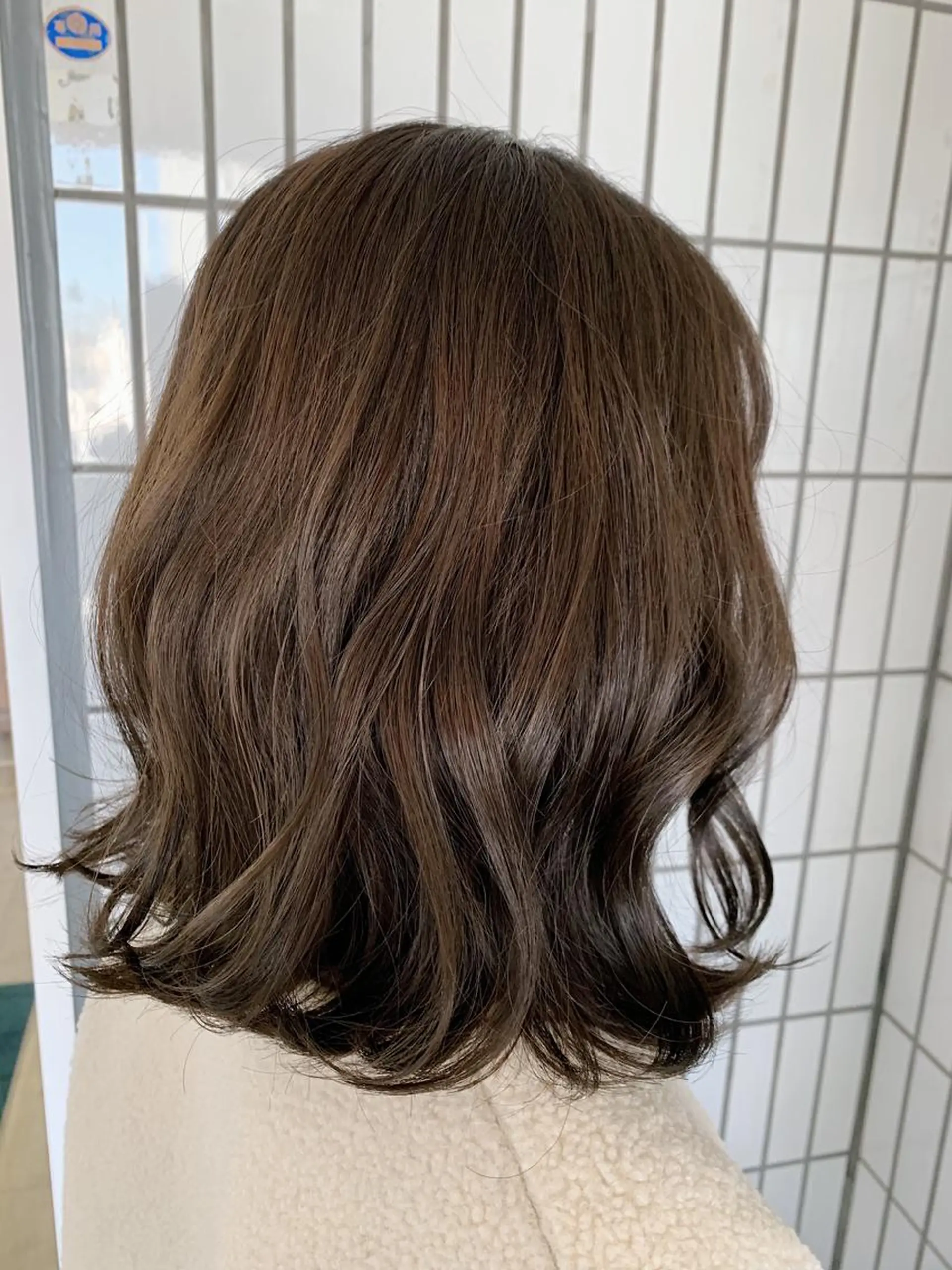 ミディアム カラー アッシュ ベージュカラー ハットリ /北習志野のヘアスタイル