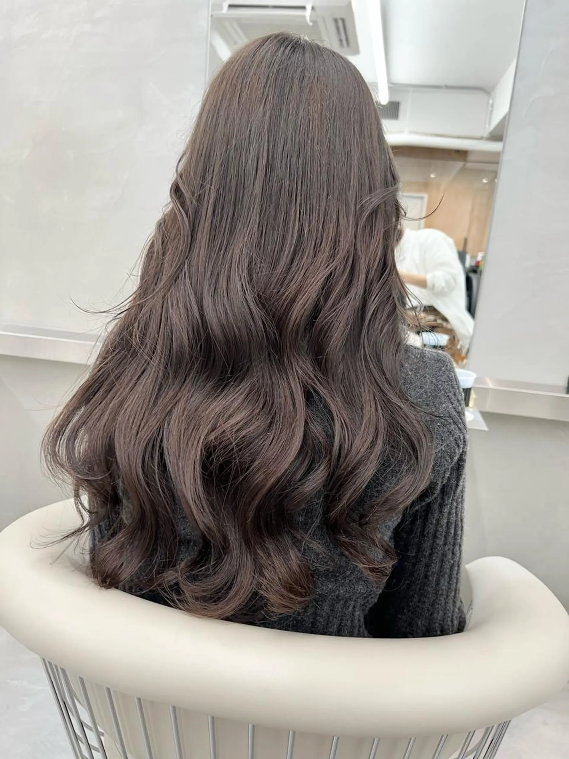 ロング カラー カット ヘアカラー トリートメント 樫原裕二 /柔らかいカラーのヘアスタイル