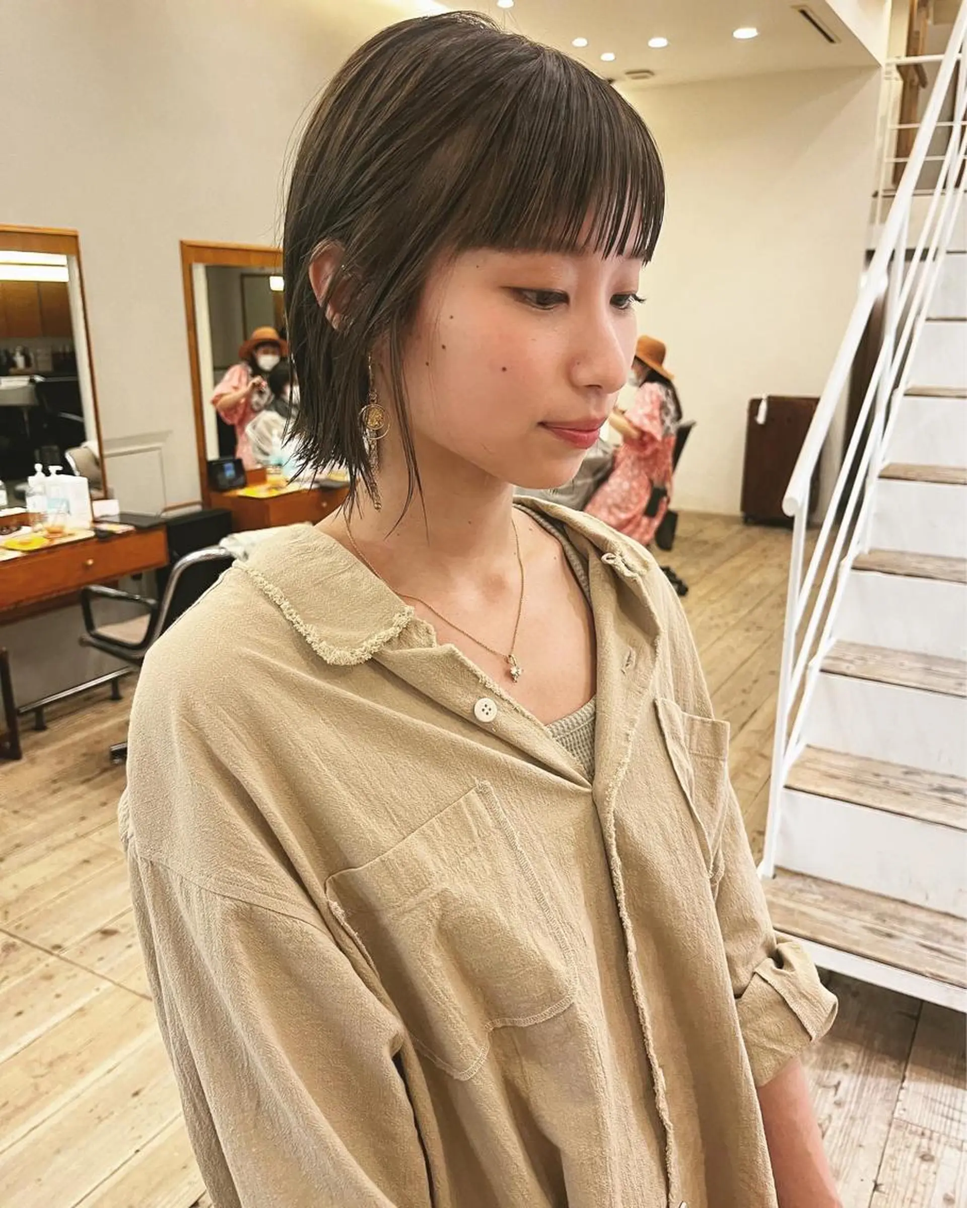 ショート カット ヘアカラー トリートメント ショート/ボブ/ パーマ/柏原良亮のヘアスタイル