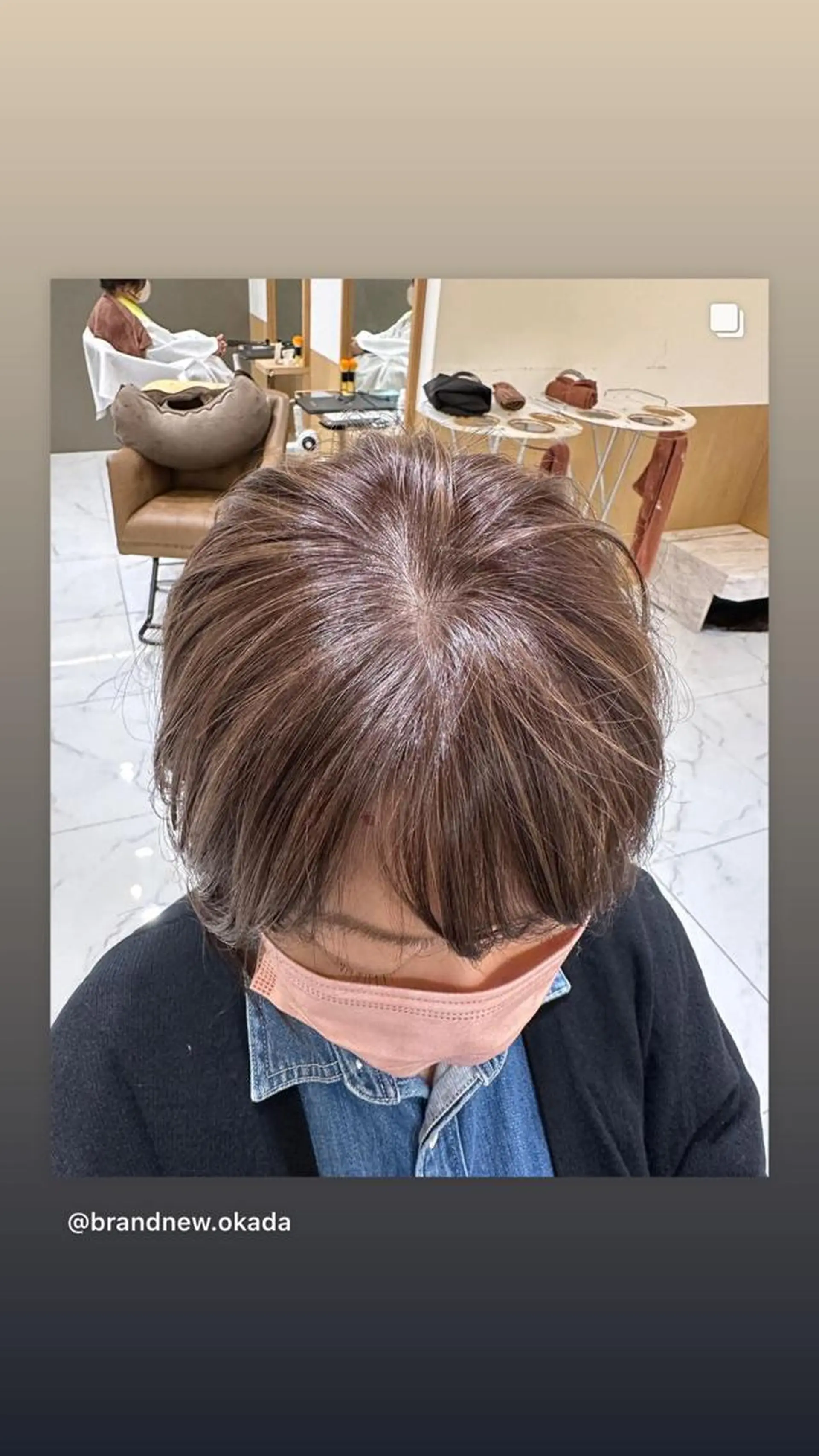 ショート カラー 似合わせスタイル 岡田勇哉のヘアスタイル
