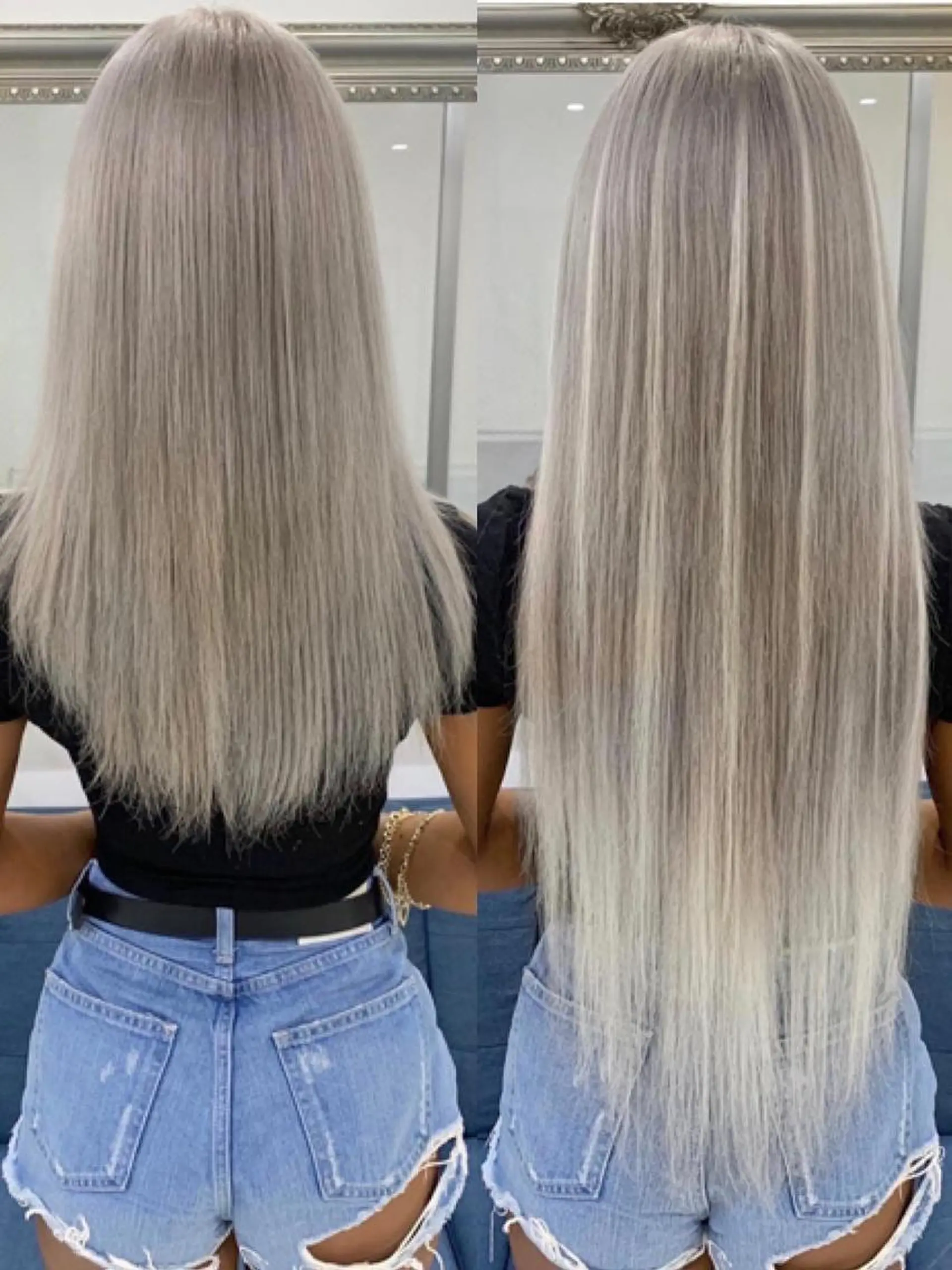 ロング カラー ヘアアレンジ Device ディバイスのヘアスタイル