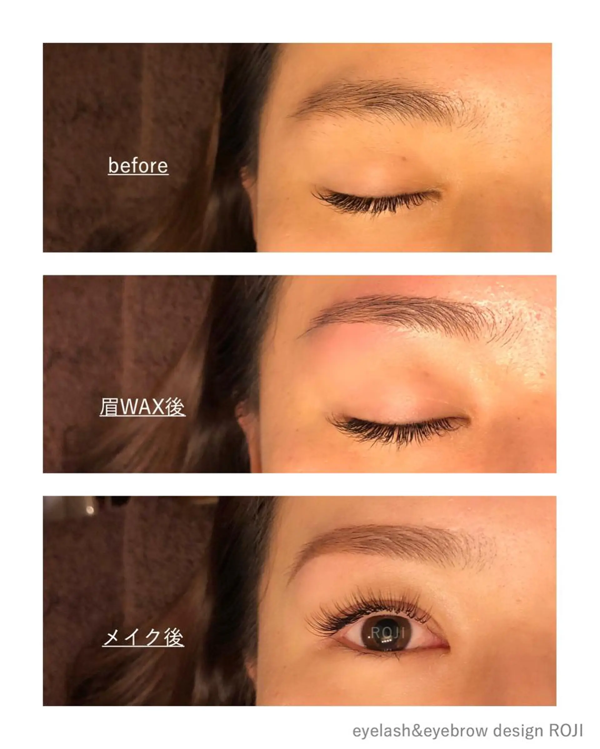 マツエク・マツパ 成人式 結婚式・ブライダル マツエク eyelash&eyebrow design ROJI所属・まつエク&眉 ROJIのマツエク・マツパデザイン