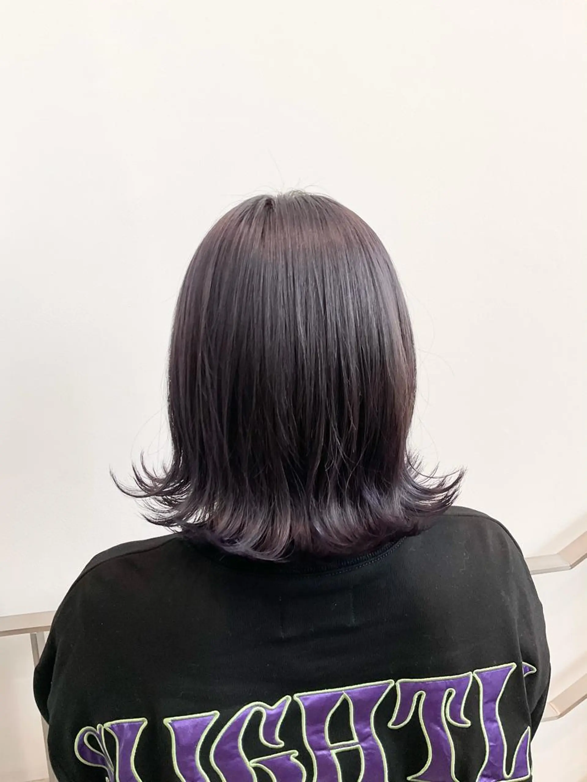 ミディアム カラー ラベンダーカラー ヘアカラー トリートメント ヘッドスパ ヘアセット go today shaire salon 本店所属・yoshi ☆のヘアスタイル