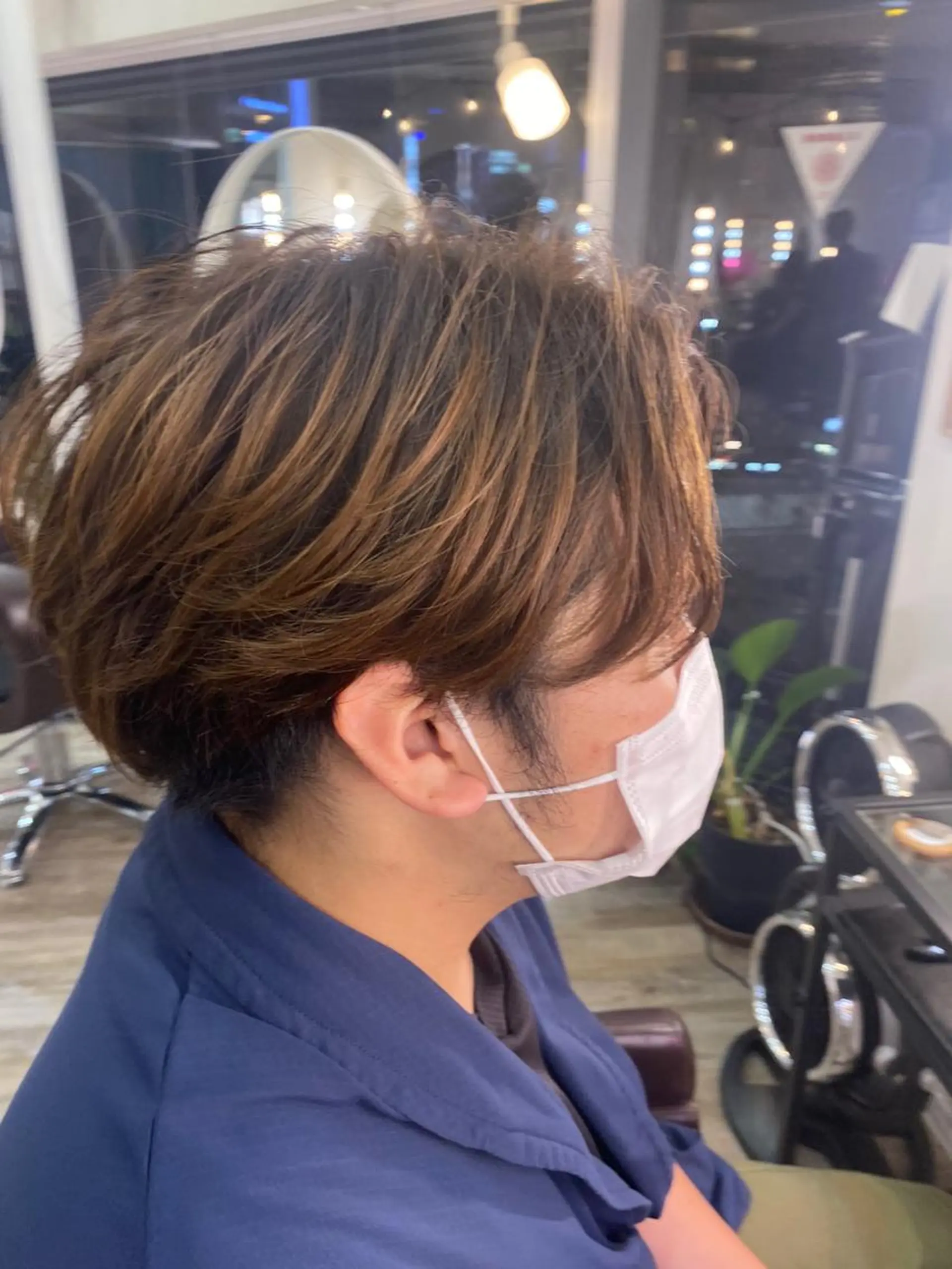 ショート ヘアアレンジ メンズ 山﨑 燦人のヘアスタイル