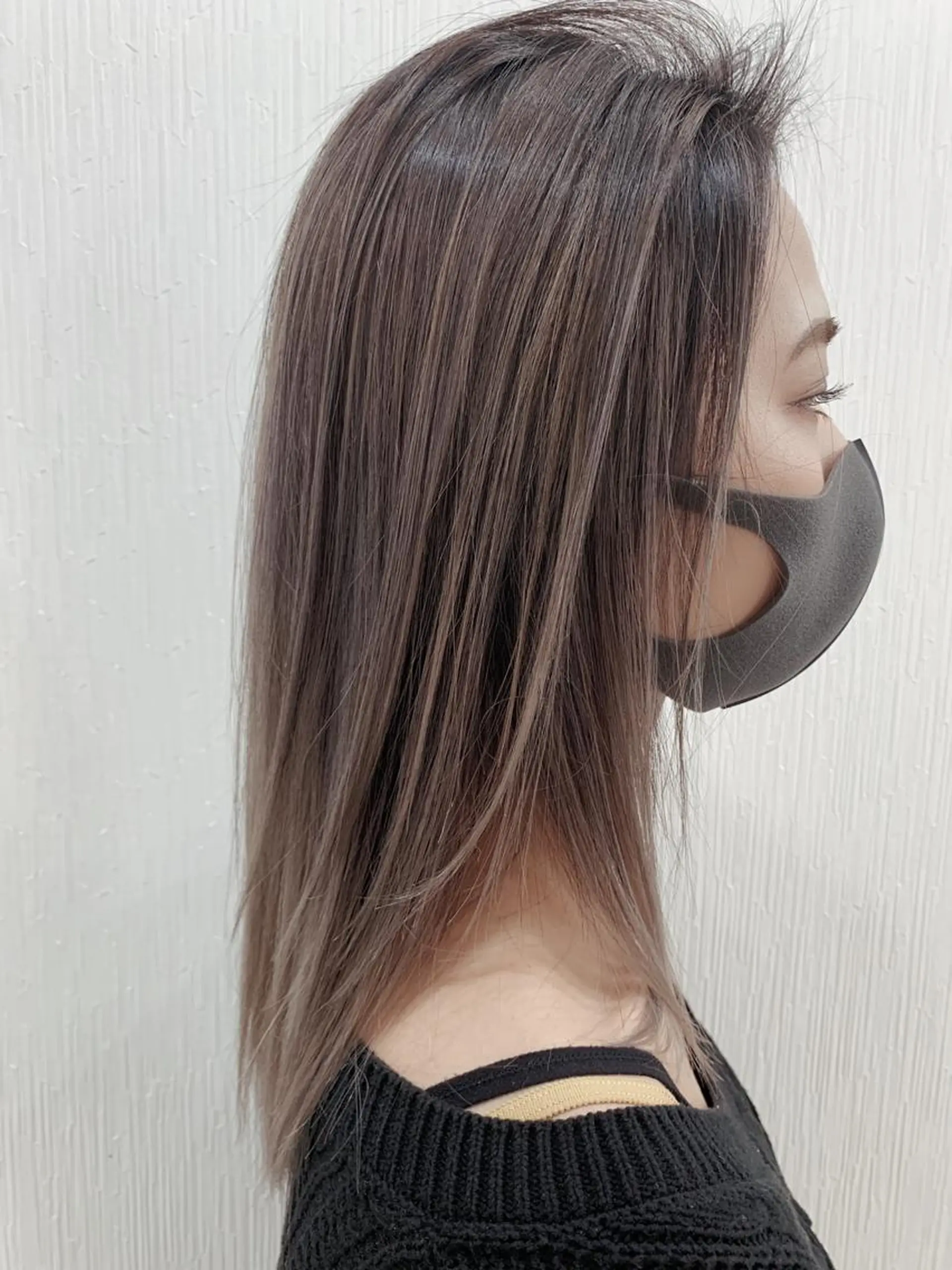 セミロング カラー 🌿nudeカラー/ レイヤー/藤原🌿のヘアスタイル