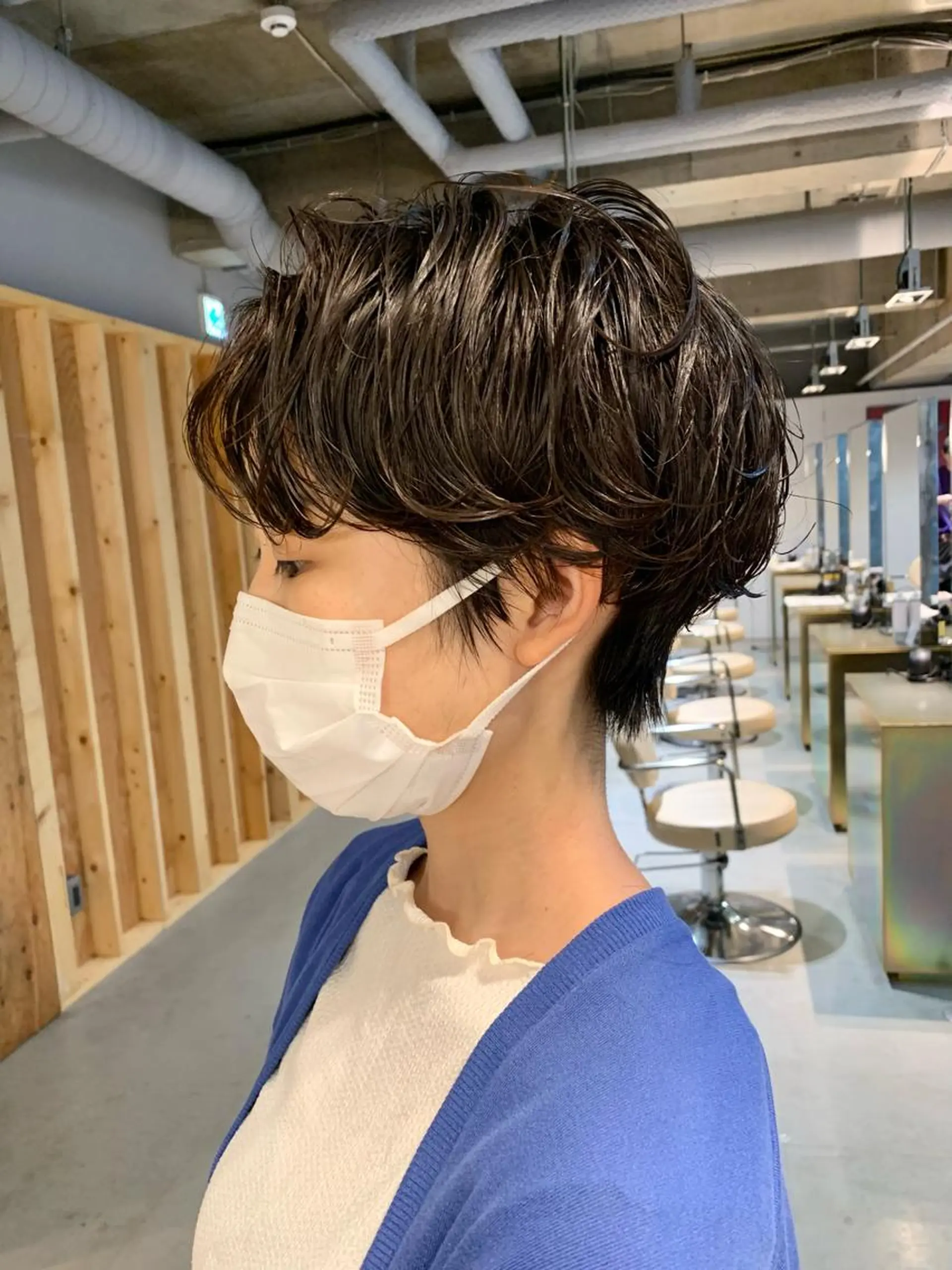 ショート パーマ ハンサムショート ショートヘア ニュアンスパーマ tension 【テンション】のヘアスタイル