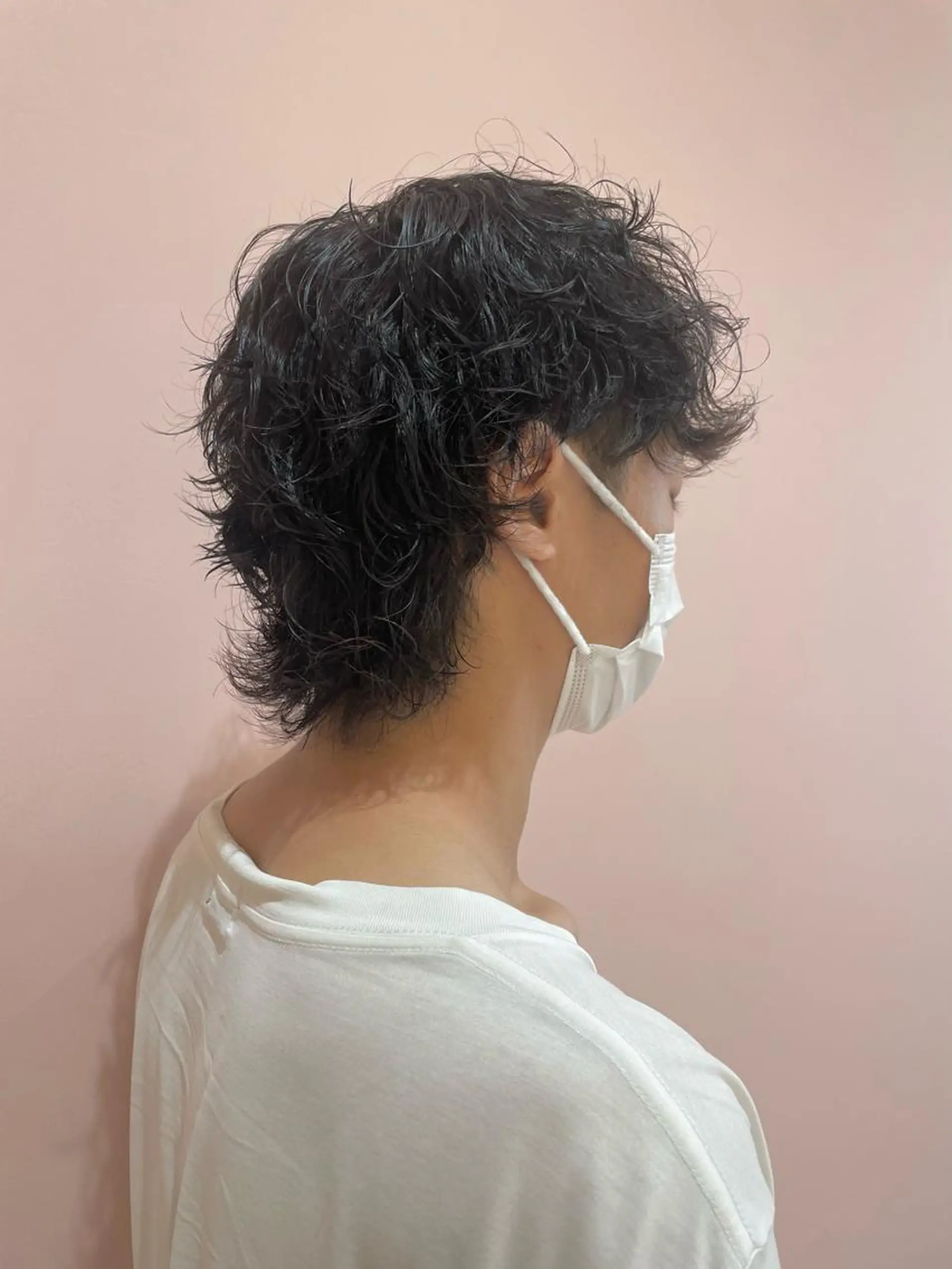 パーマ メンズ メンズパーマ レイヤーカット/ ハイトーンchimiのヘアスタイル