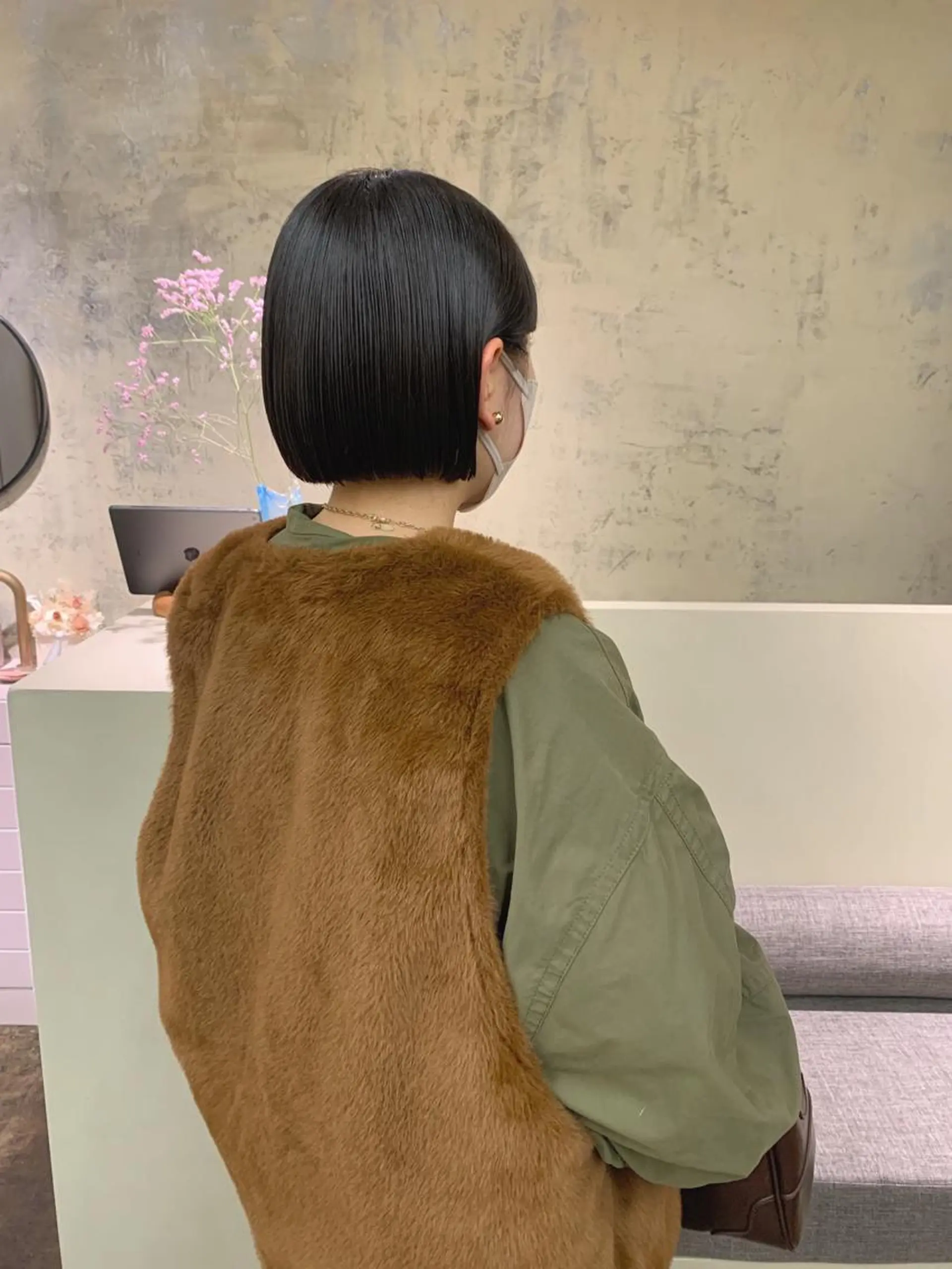 ショート カラー yupi🐈‍⬛ レイヤー/パーマのヘアスタイル