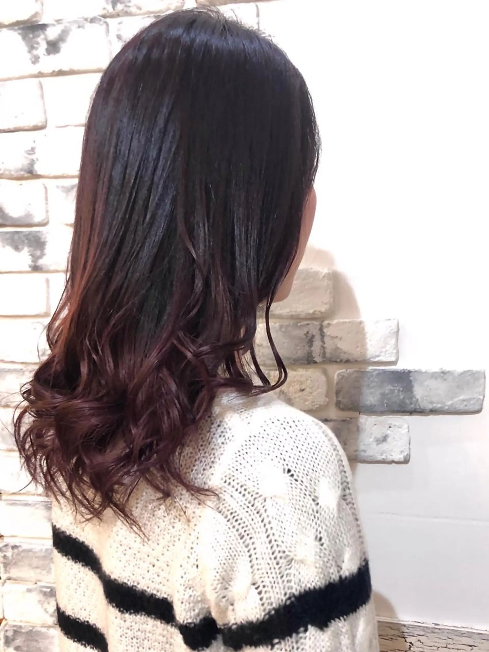 カラー グラデーションカラー ピンクカラー 後藤 陽花子のヘアスタイル