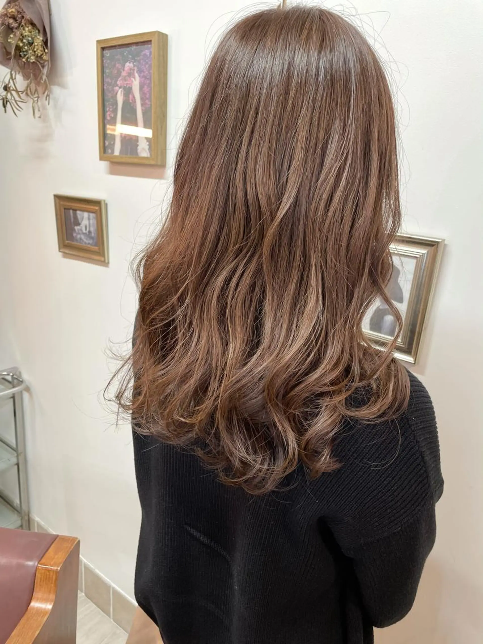 ロング カラー イルミナカラー 鈴木 美穂のヘアスタイル