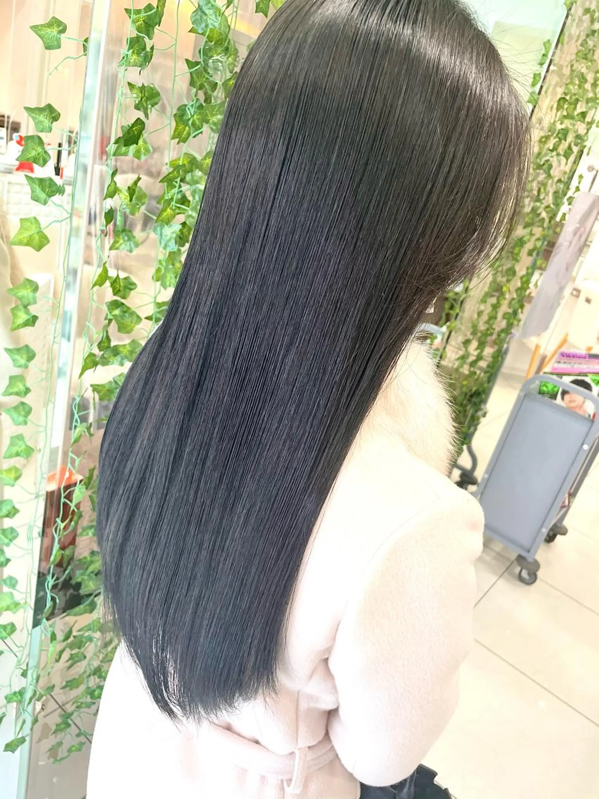 ロング 縮毛矯正 🔷ブリーチバレイヤ ージュ🔷飯野達也のヘアスタイル