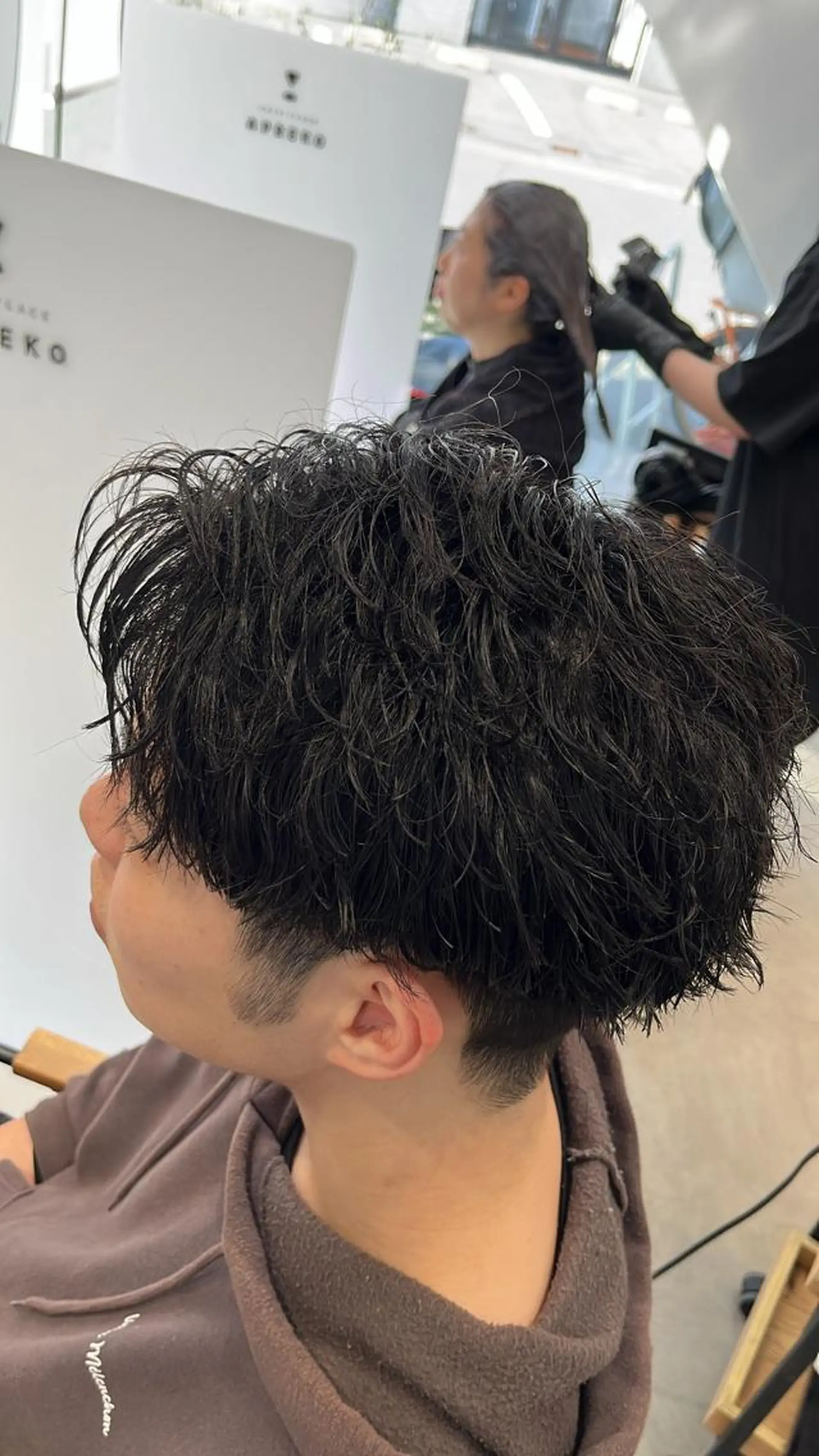 ショート パーマ メンズ APREKO RIKUのヘアスタイル