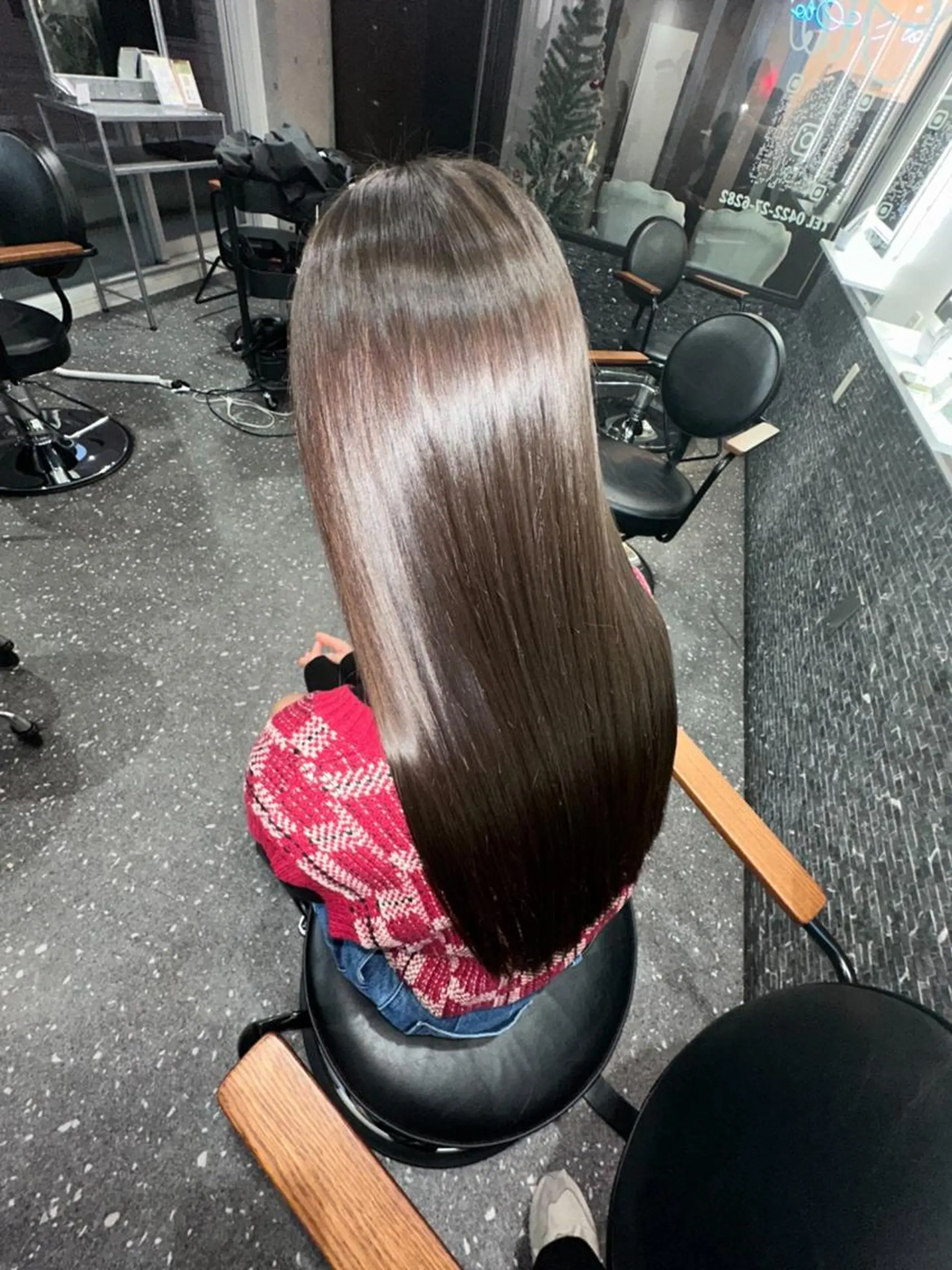 ロング カラー カット ヘアカラー 縮毛矯正 トリートメント 髪質改善⭐️縮毛矯正 中野⭐️Rinaのヘアスタイル