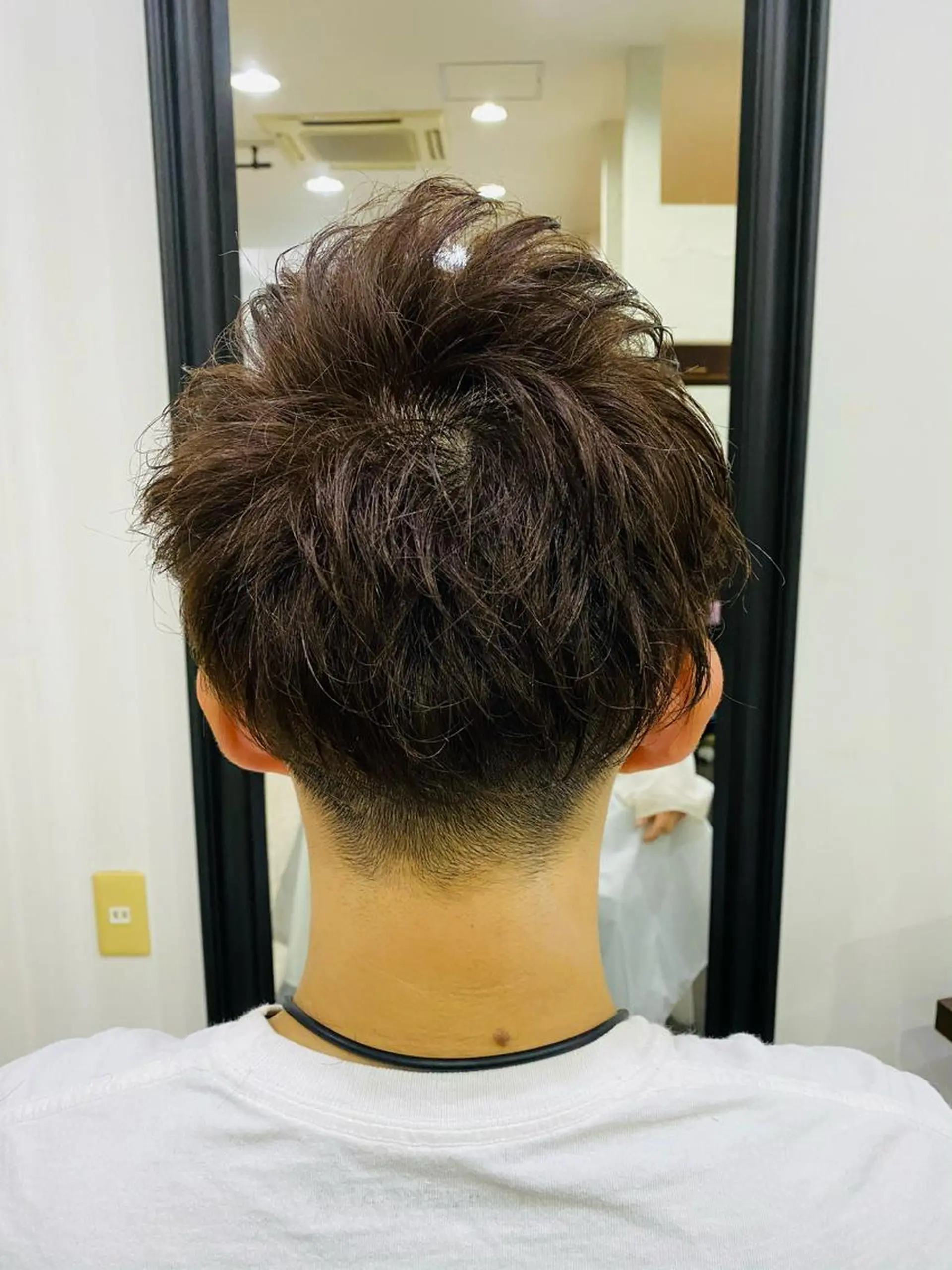 ショート カラー メンズ 阿久津 泰幸のヘアスタイル