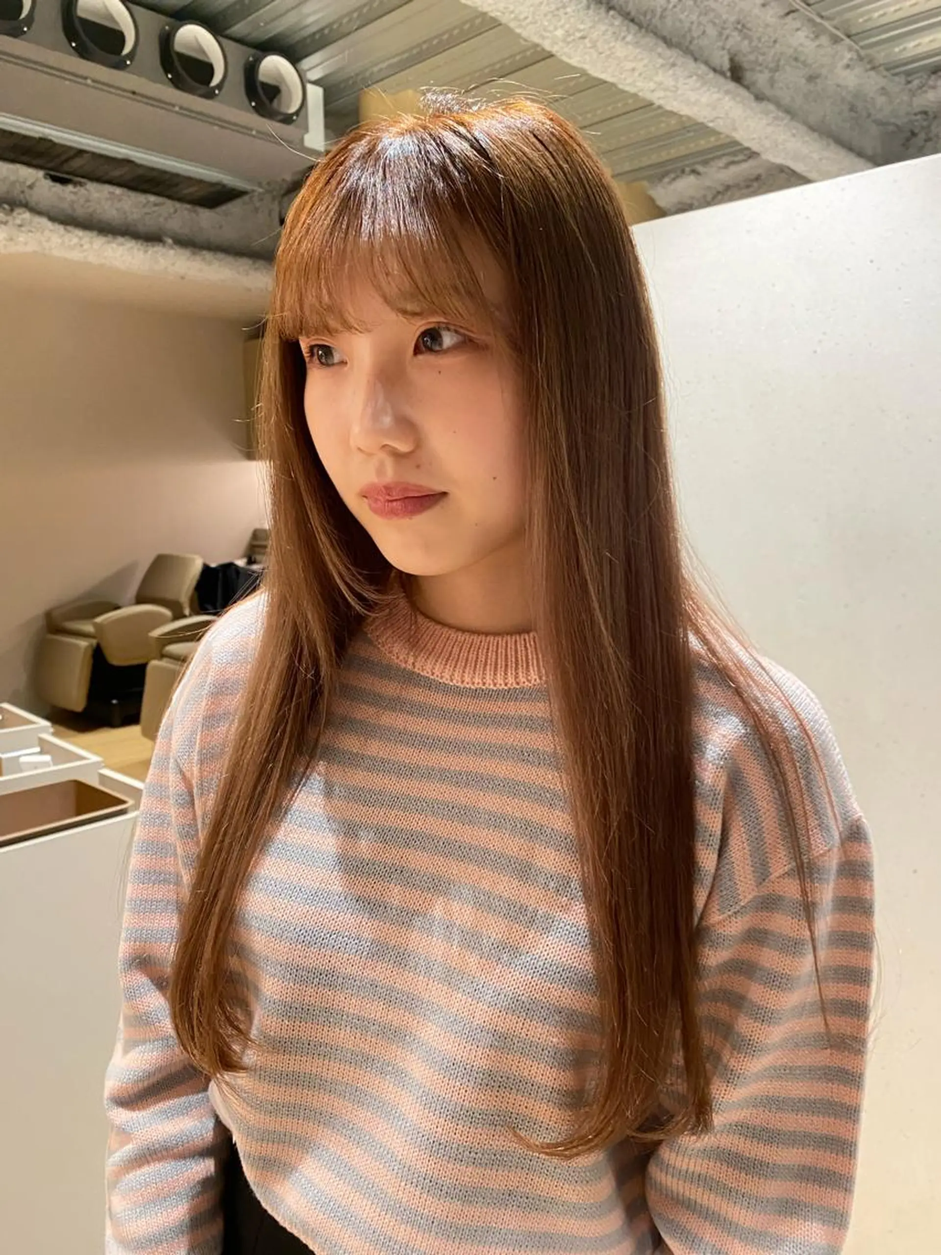 ロング カラー ANTERET所属・yume takeuchiのヘアスタイル