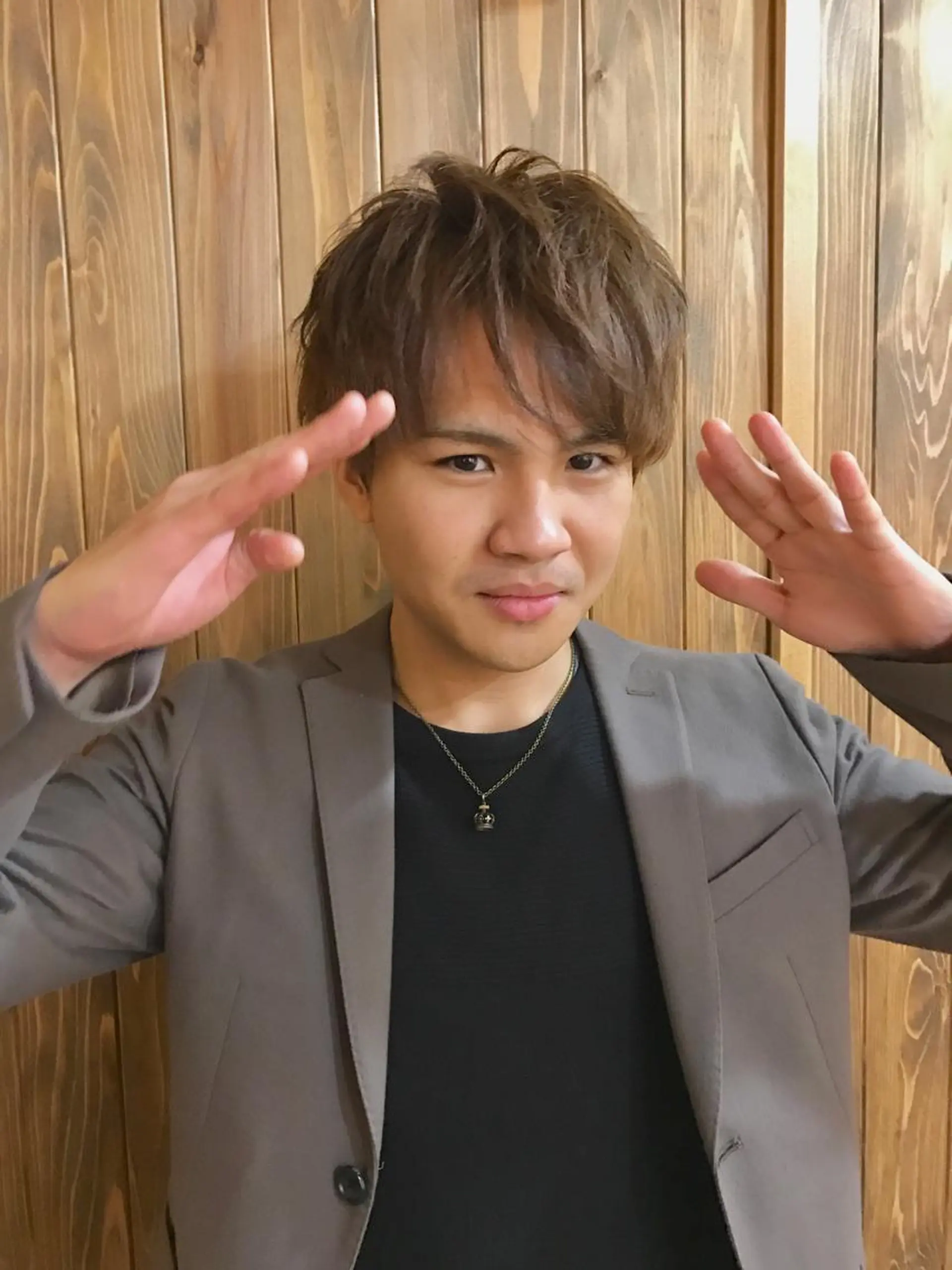 ショート カラー メンズ MIRUCO by KURAKU所属・マキシ ヤスアキのヘアスタイル