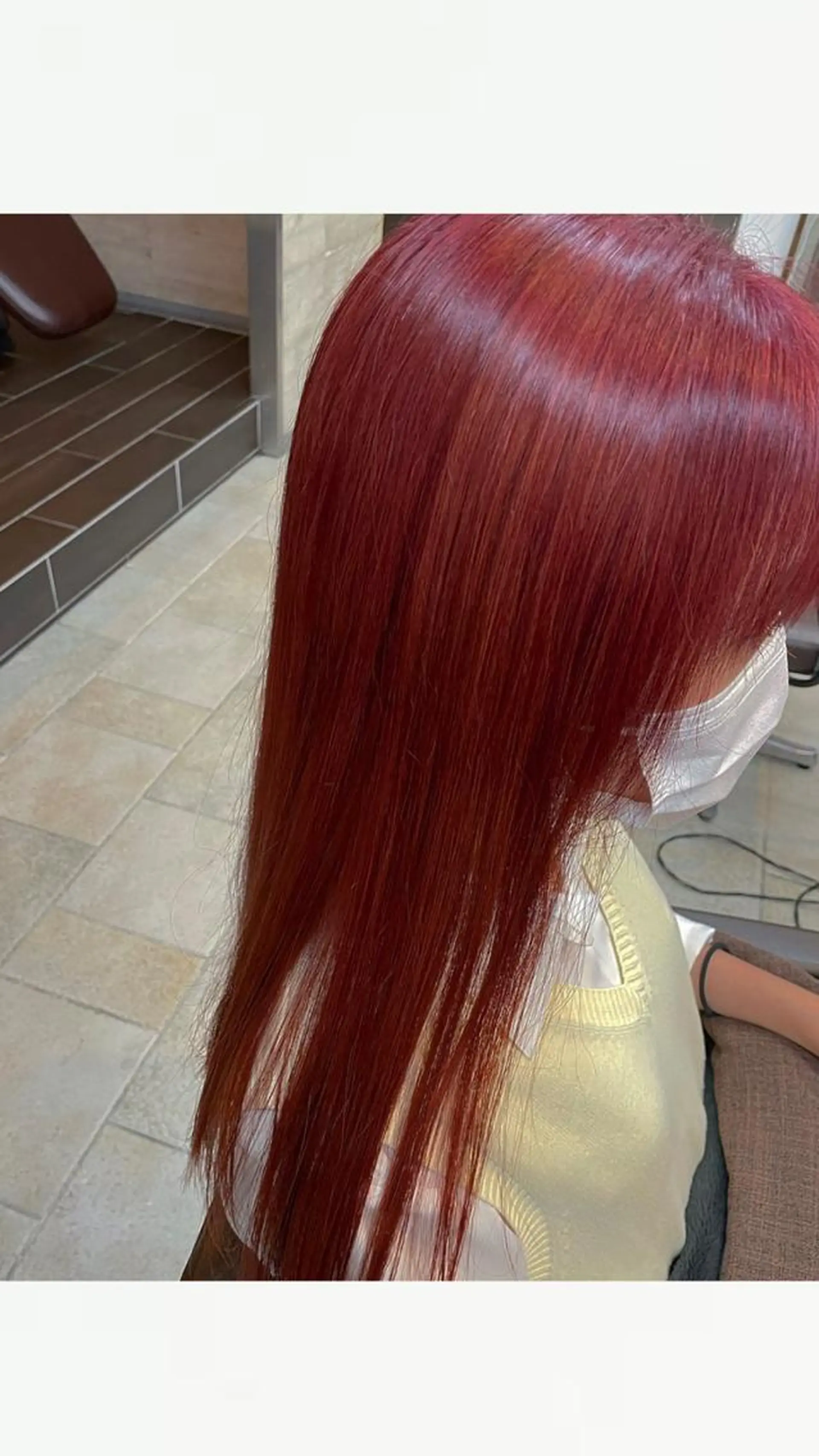 セミロング カラー ピンクカラー HAIR LOUNGE Run Ways所属・Shiho 🦋 ／透明感カラーのヘアスタイル