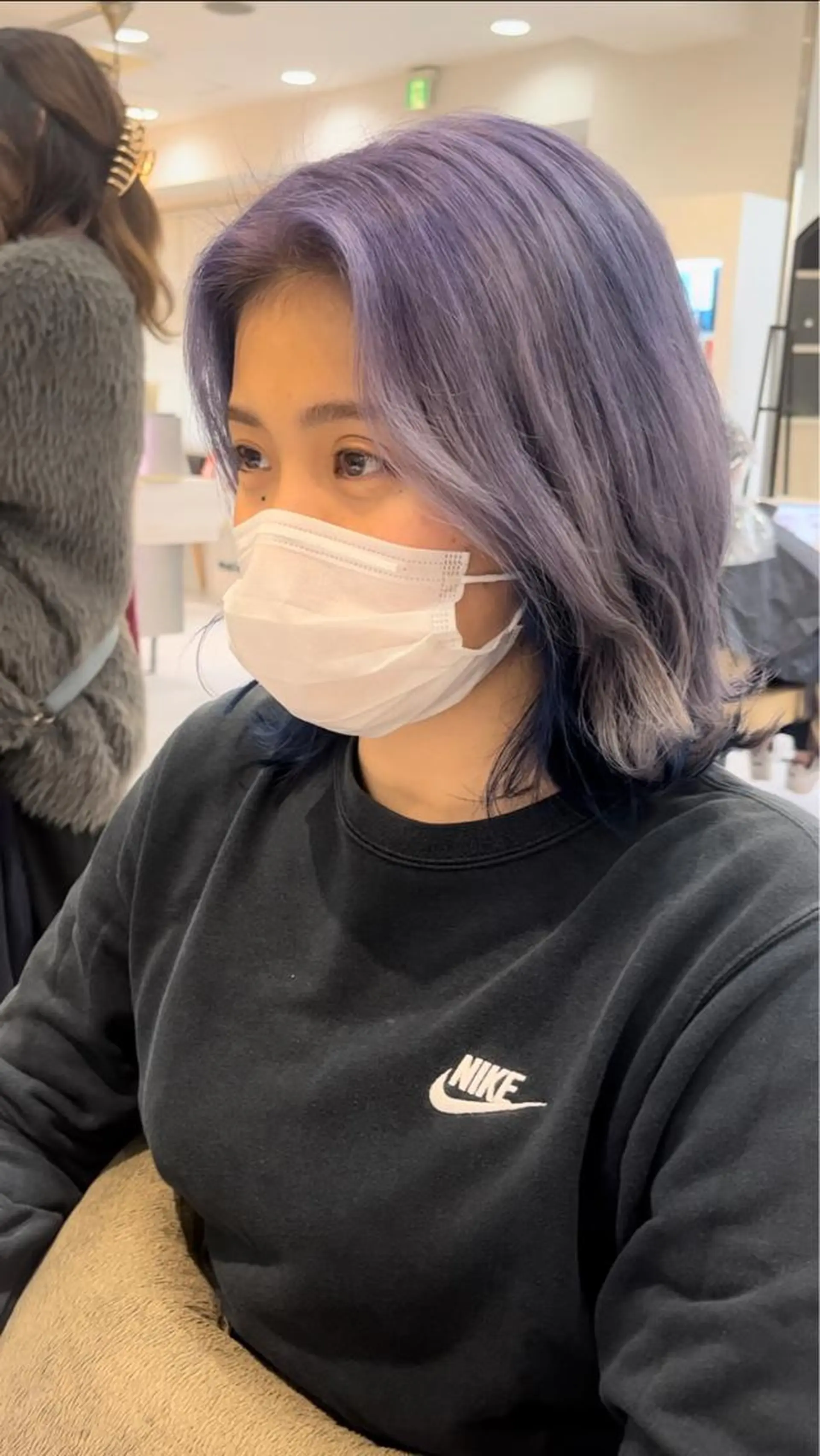 ミディアム 縮毛矯正/髪質改善/ 斉藤春のヘアスタイル