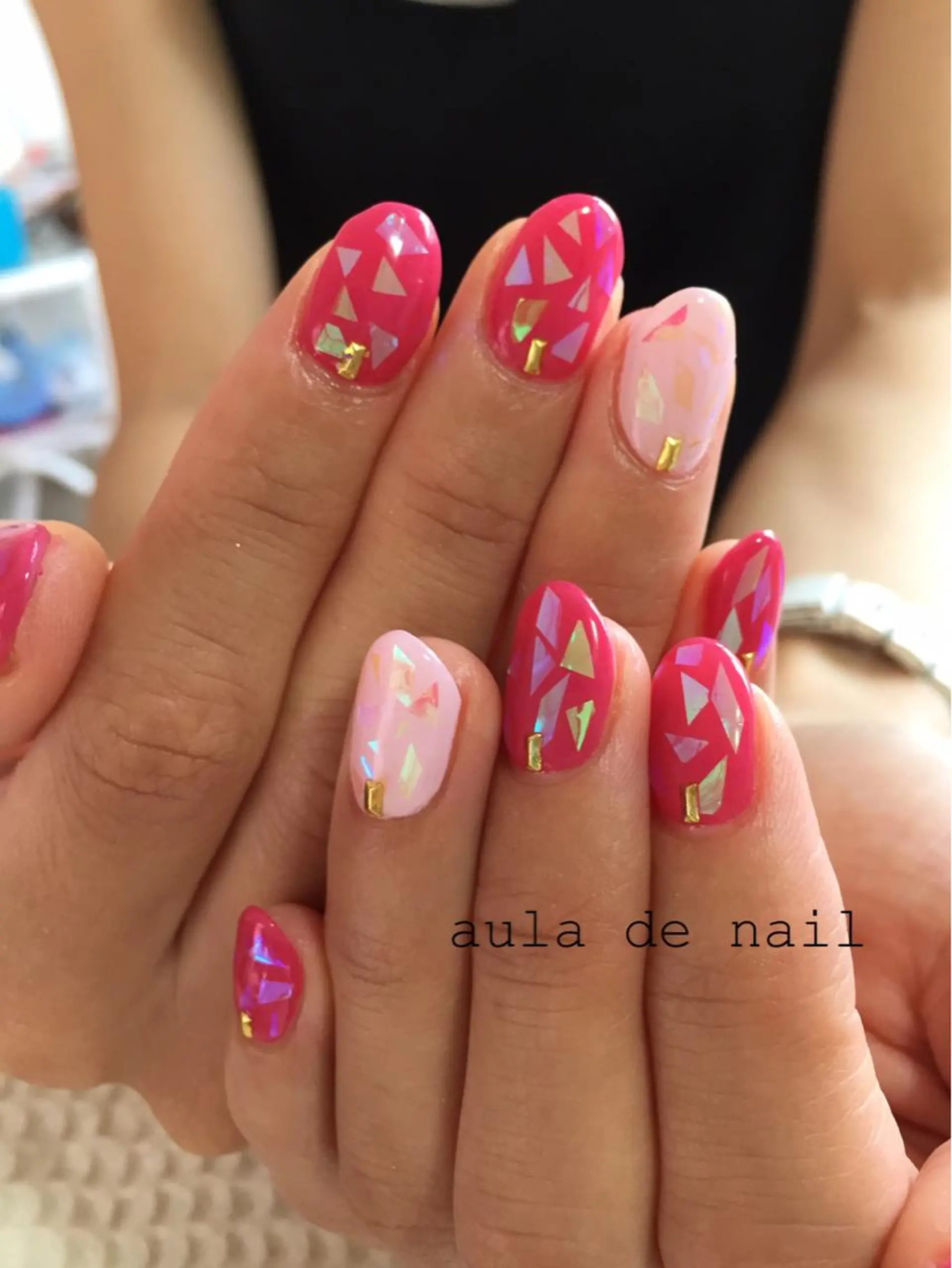 ネイル ピンク auladenail アウラデネイルのネイルデザイン