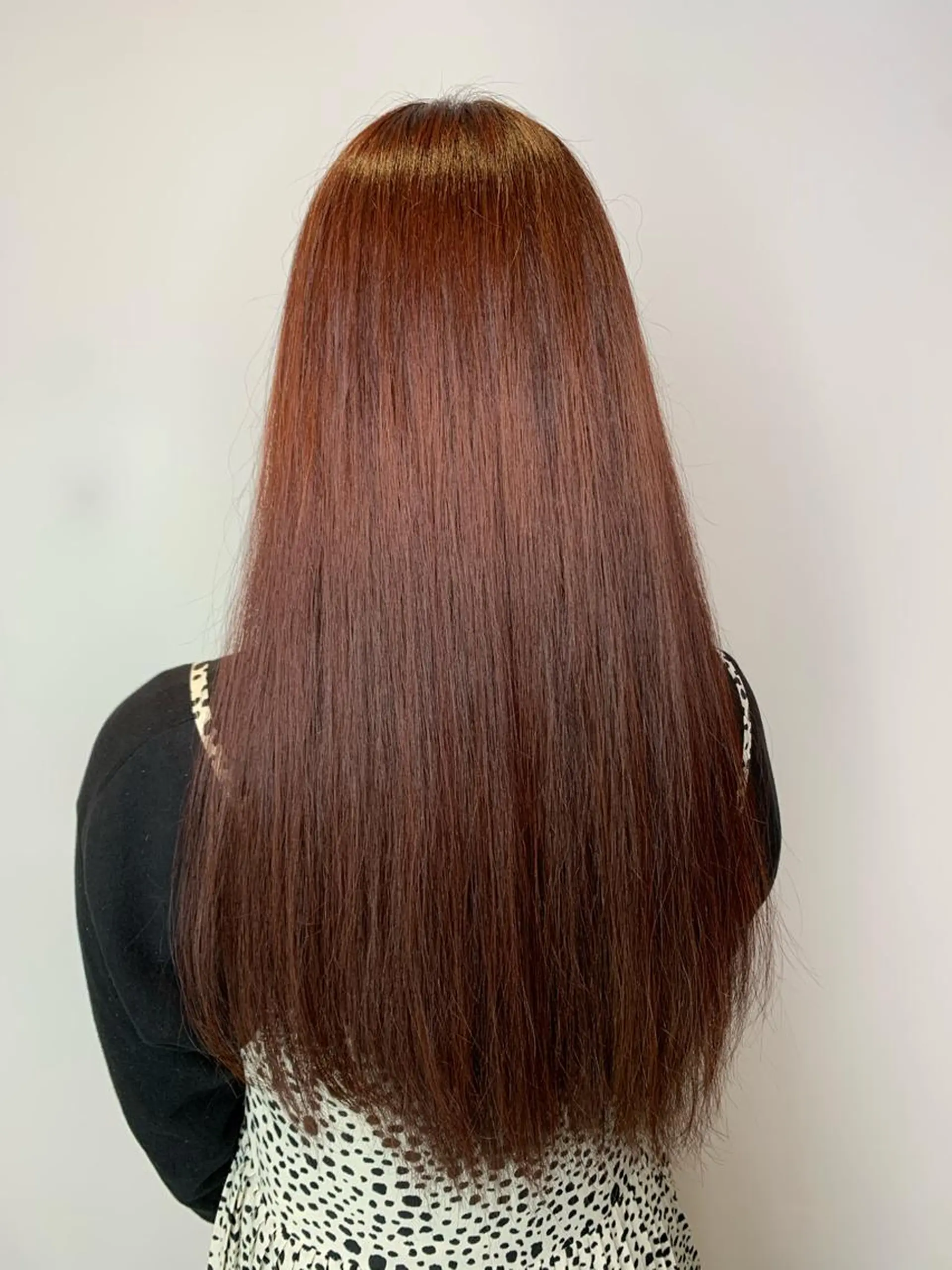 ロング カラー レッドカラー RIGO hair所属・トクシ ーのヘアスタイル