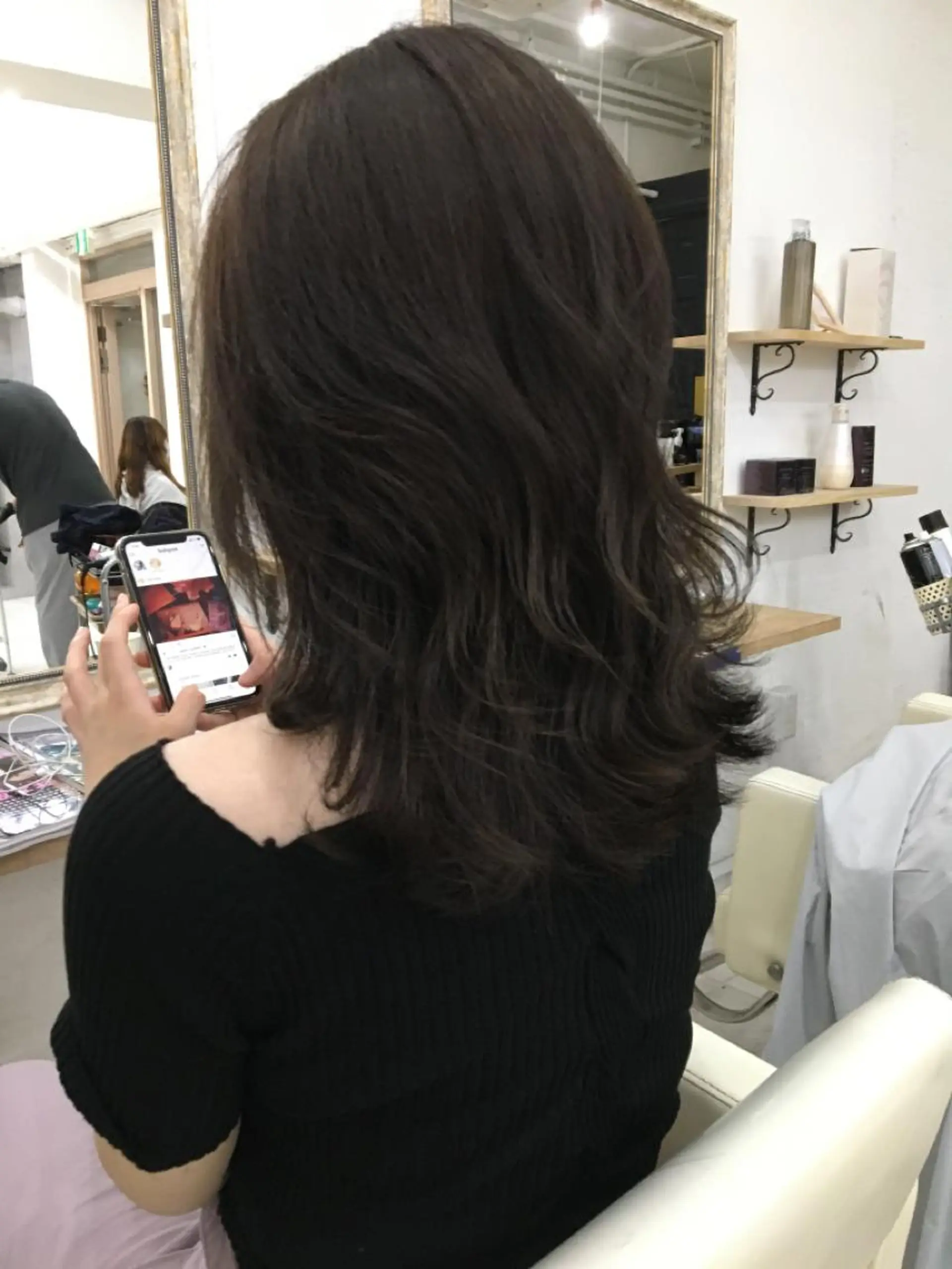 ミディアム カラー 宇田川 直輝のヘアスタイル