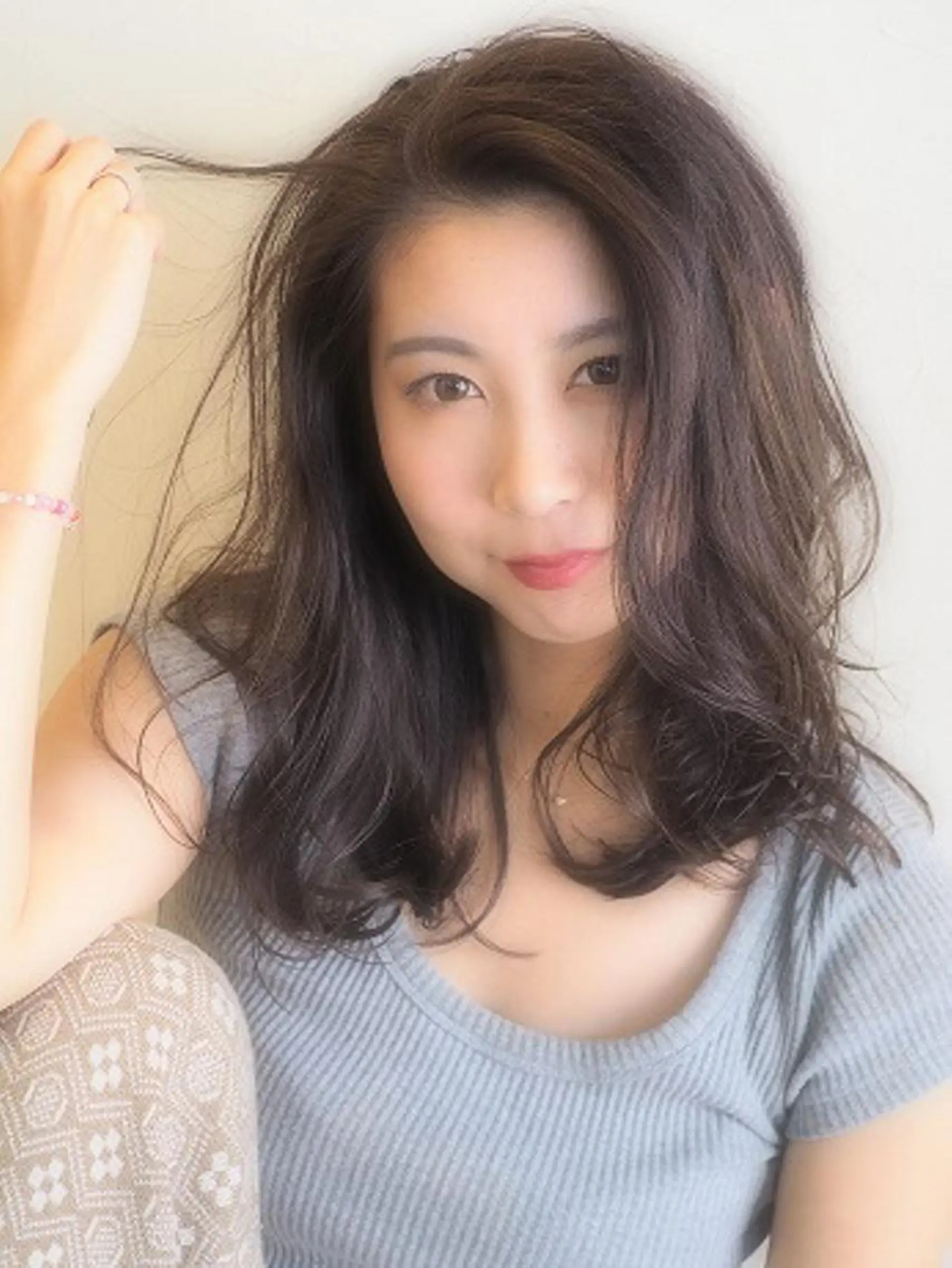 ミディアム パーマ カット トリートメント grand juteのヘアスタイル