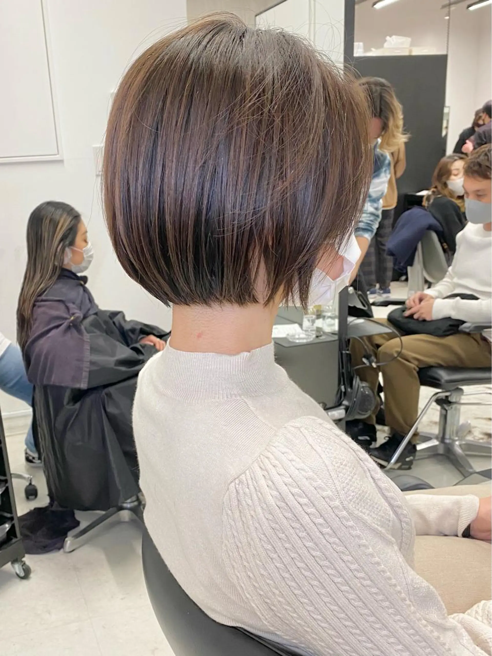 ショート カラー ヘアアレンジ 似合わせ専門美容師 なかじまのヘアスタイル