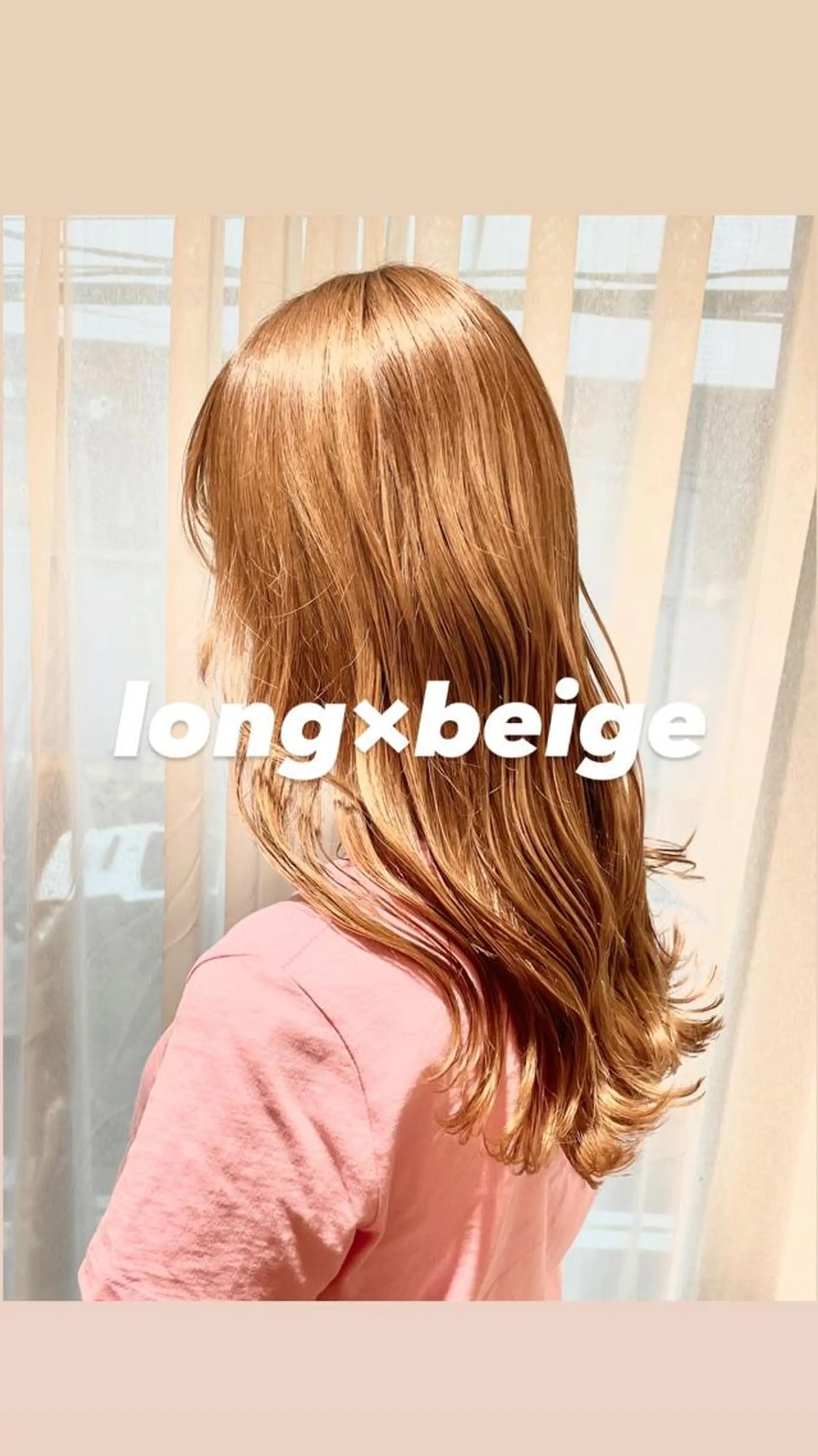 セミロング カラー ヘアアレンジ ハイトーンピンク🍑 ブリーチ🍑RINAのヘアスタイル