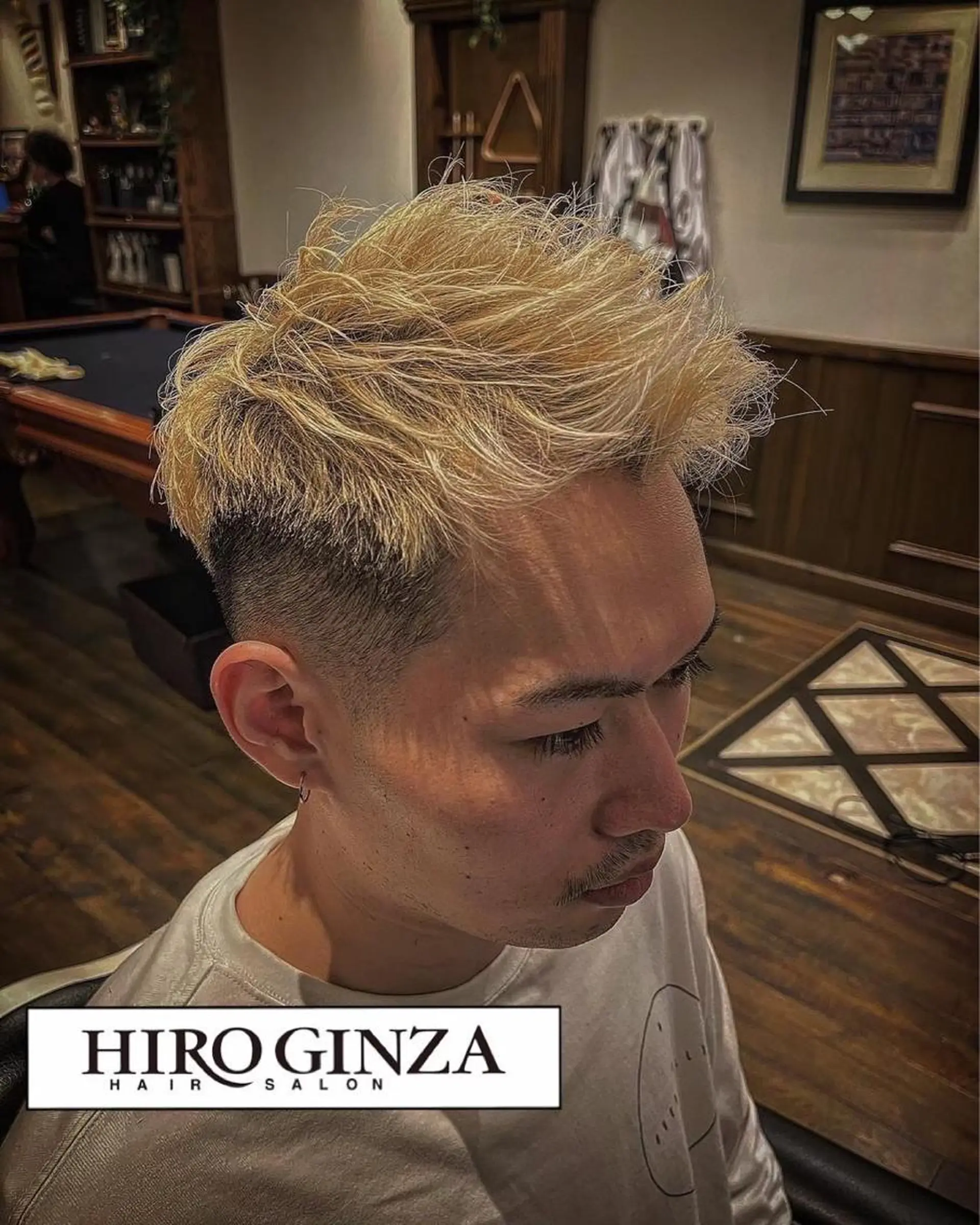 ショート メンズ ヒロ銀座ヘアーサロン池袋 サンシャイン通り店所属・カットモデル 募集/松本大岐のヘアスタイル